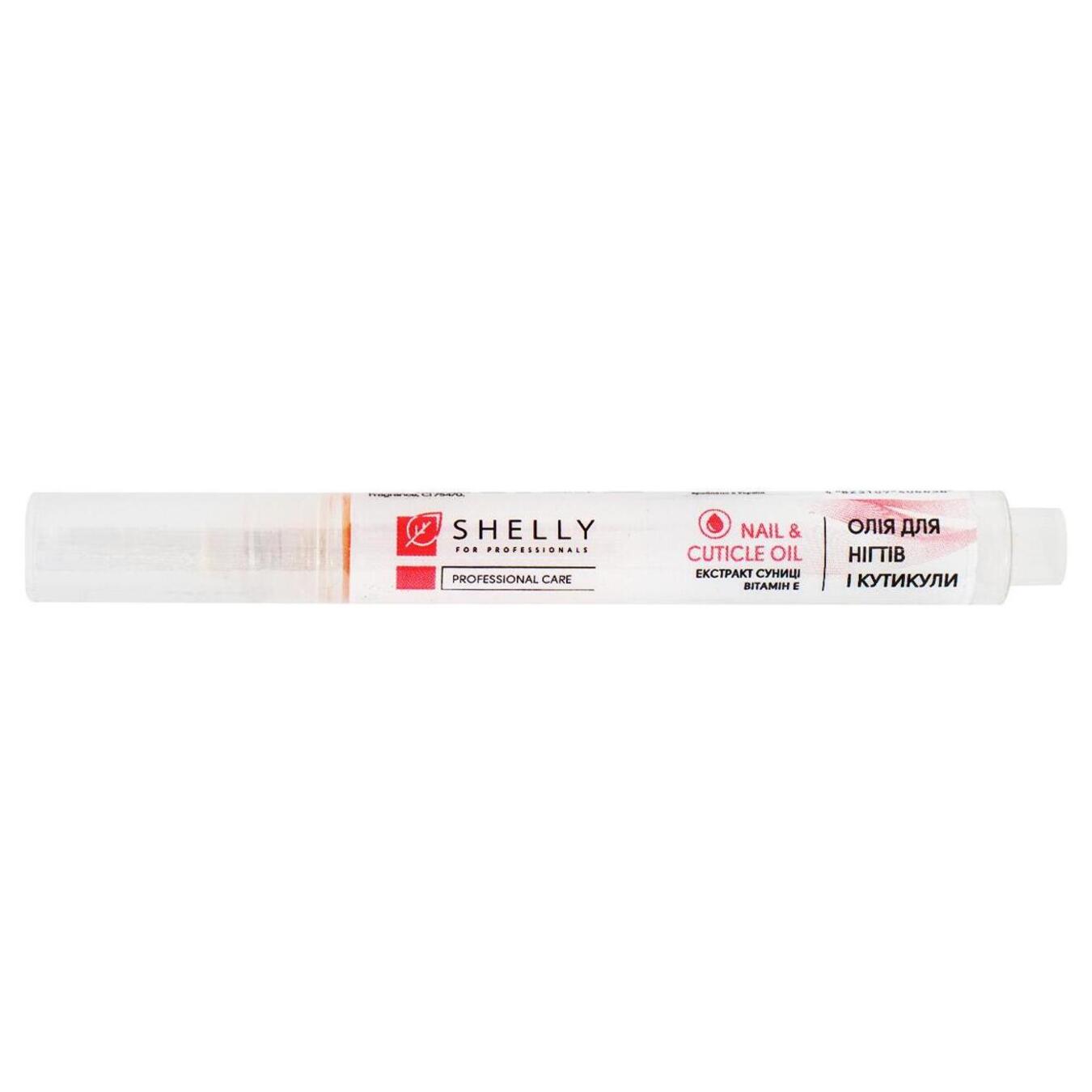 Shelly nail and cuticle oil with strawberry extract and vitamin E 3ml