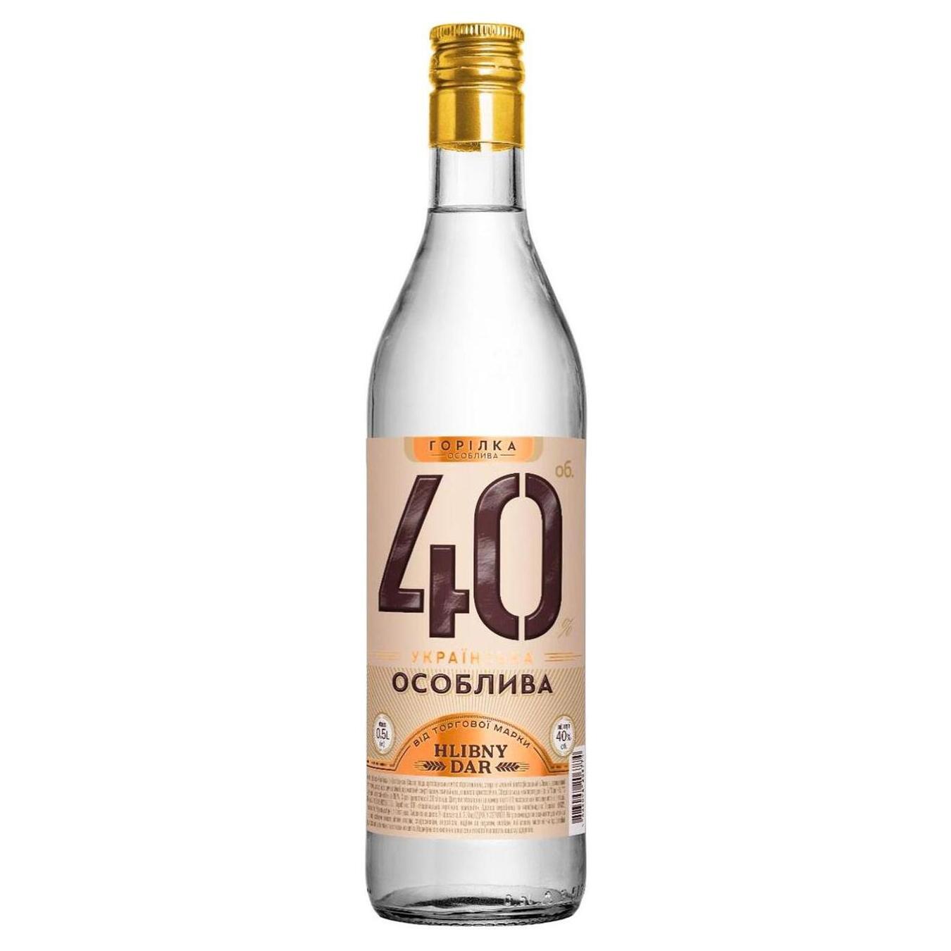 Vodka Ukrainian Special 40% 0.5 l