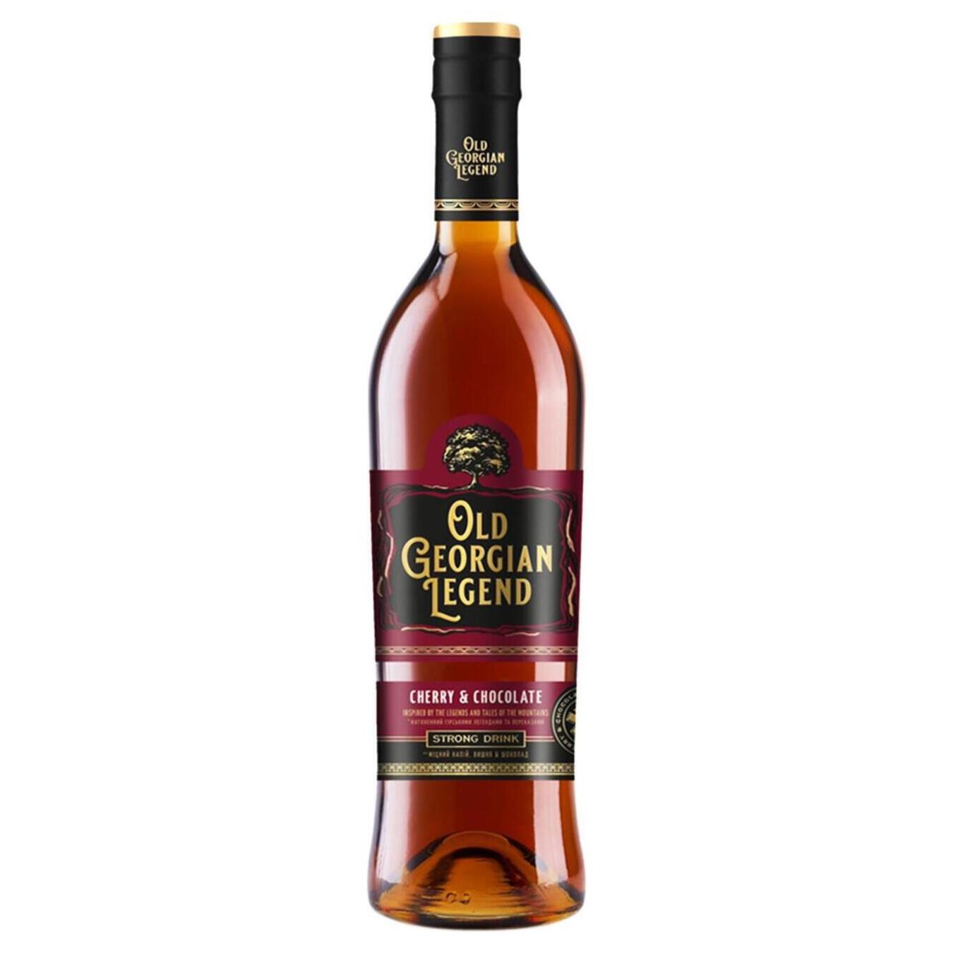 Alcoholic drink Old Georgian Legend Cherry and Chocolate 36% 0.5 l