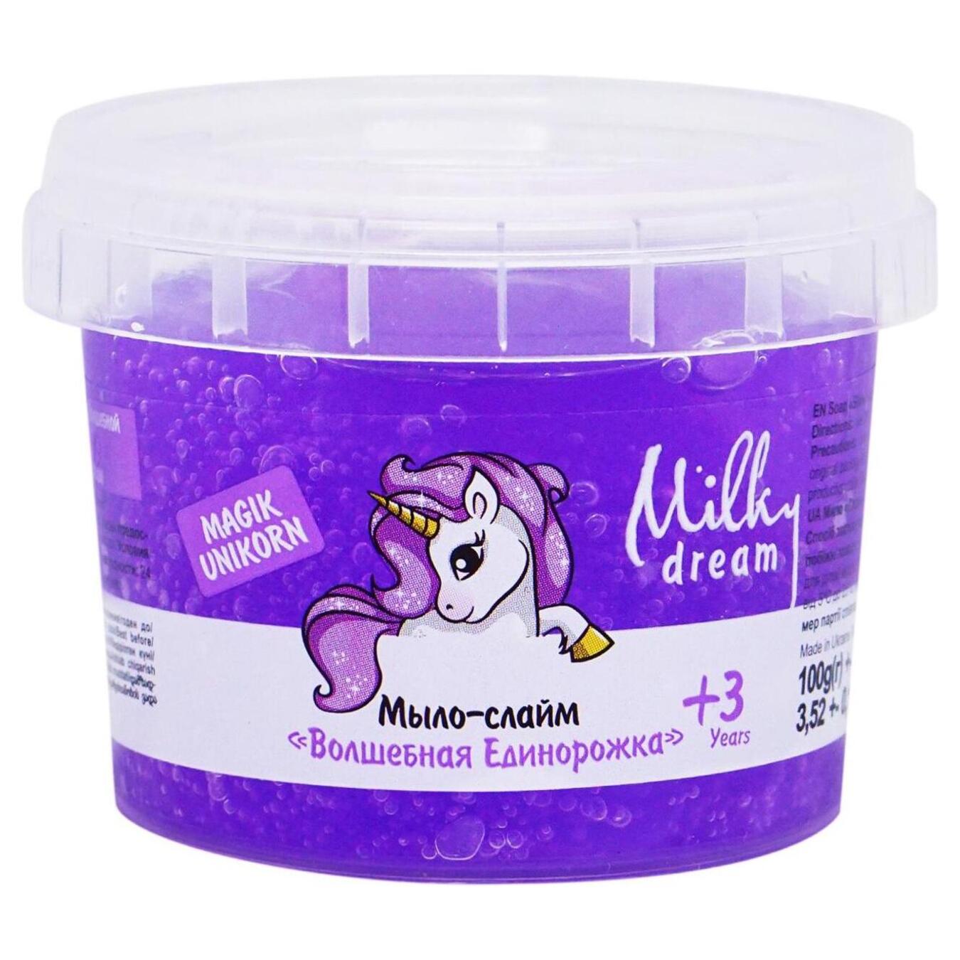 Soap slime Milky Dream magical unicorn 100g