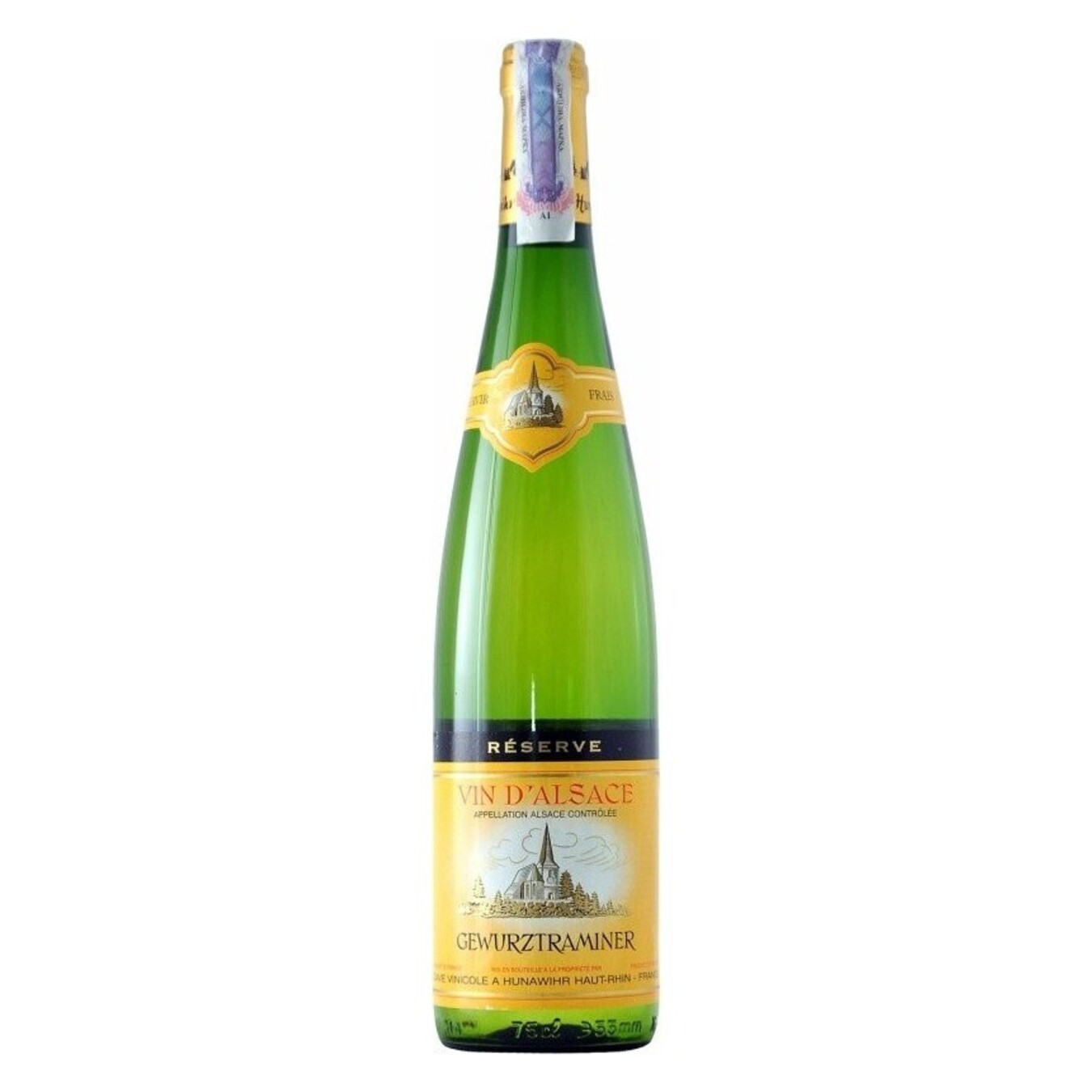 Вино Cave Vinicole de Hunawihr Vin d'Alsace біле солодке 11-14,5% 0,75л
