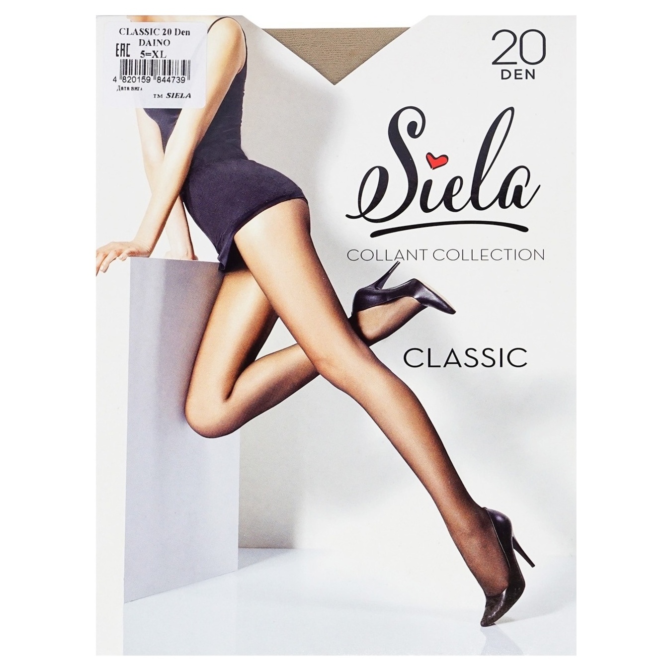 Колготы женские Siela Classic 20 daino 5