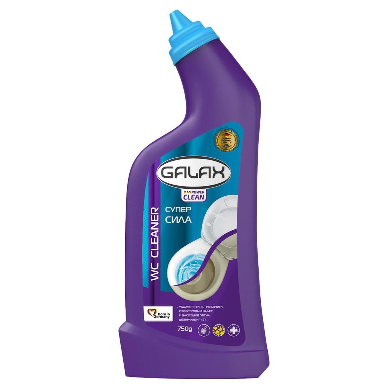 Galax das PowerClean means for cleaning the toilet bowl 750 ml