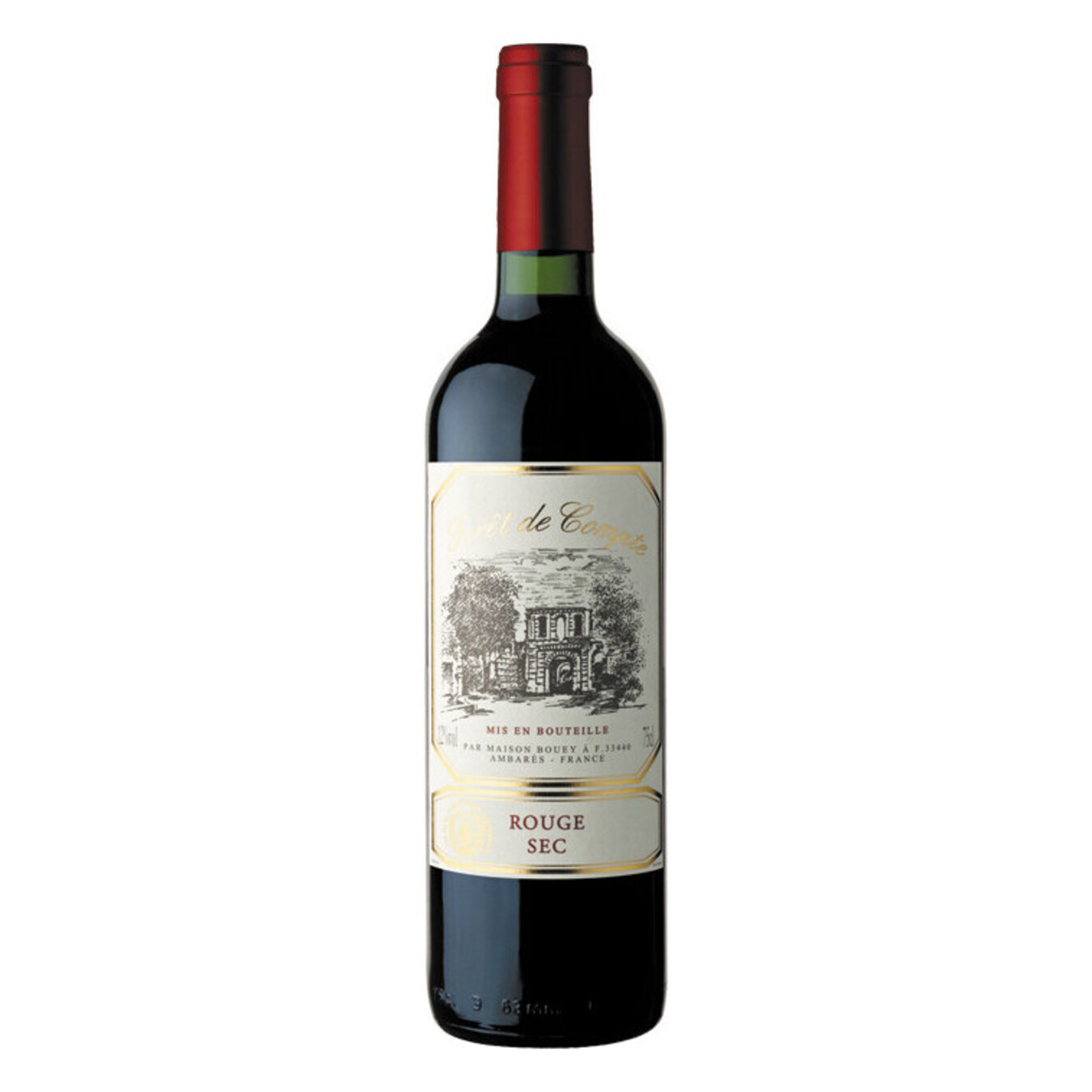 Вино Foret de Compte красное сухое 11,50% 0,75л