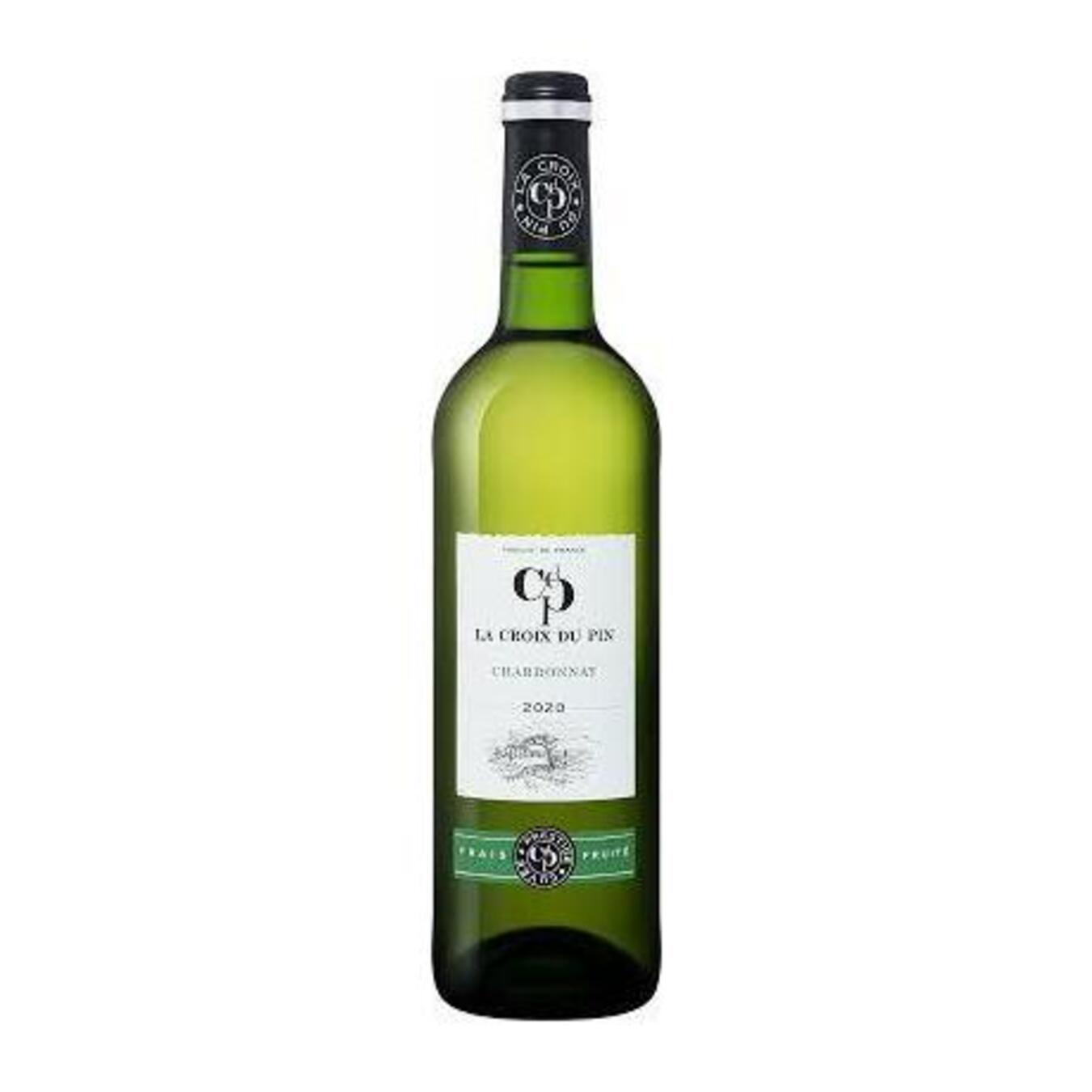 Wine La Croix du Pin Chardonnay white dry 13% 5l
