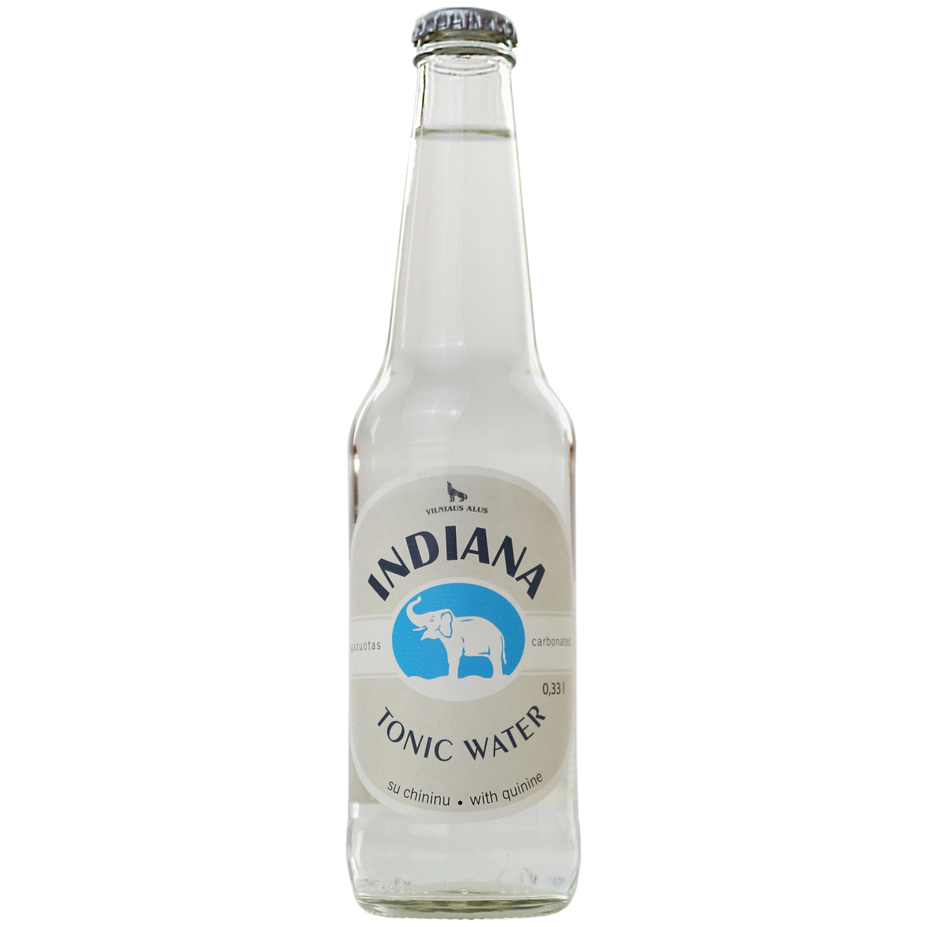 Carbonated drink Indiana tonic quinine 0.33 l glass