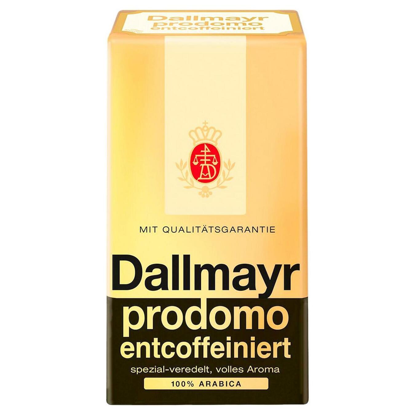 Dallmayr Prodomo caffeine-free ground coffee 500g
