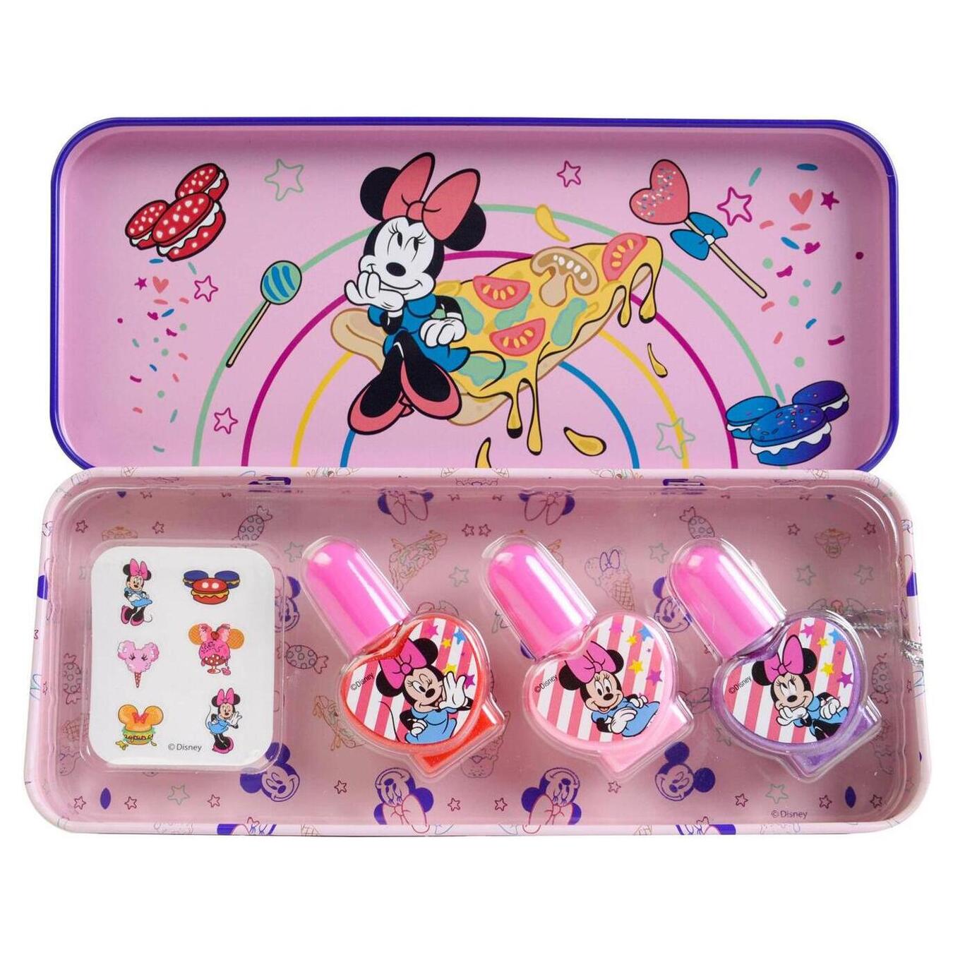 Cosmic Candy nail polish set in Minnie metal case