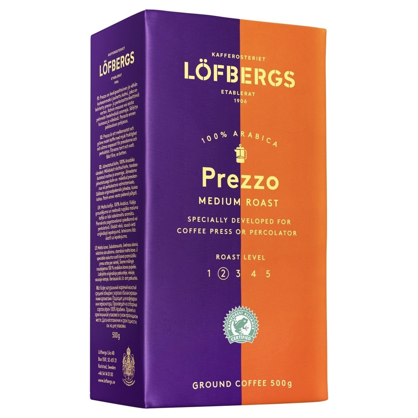 Lofbergs Prezzo ground coffee 500g