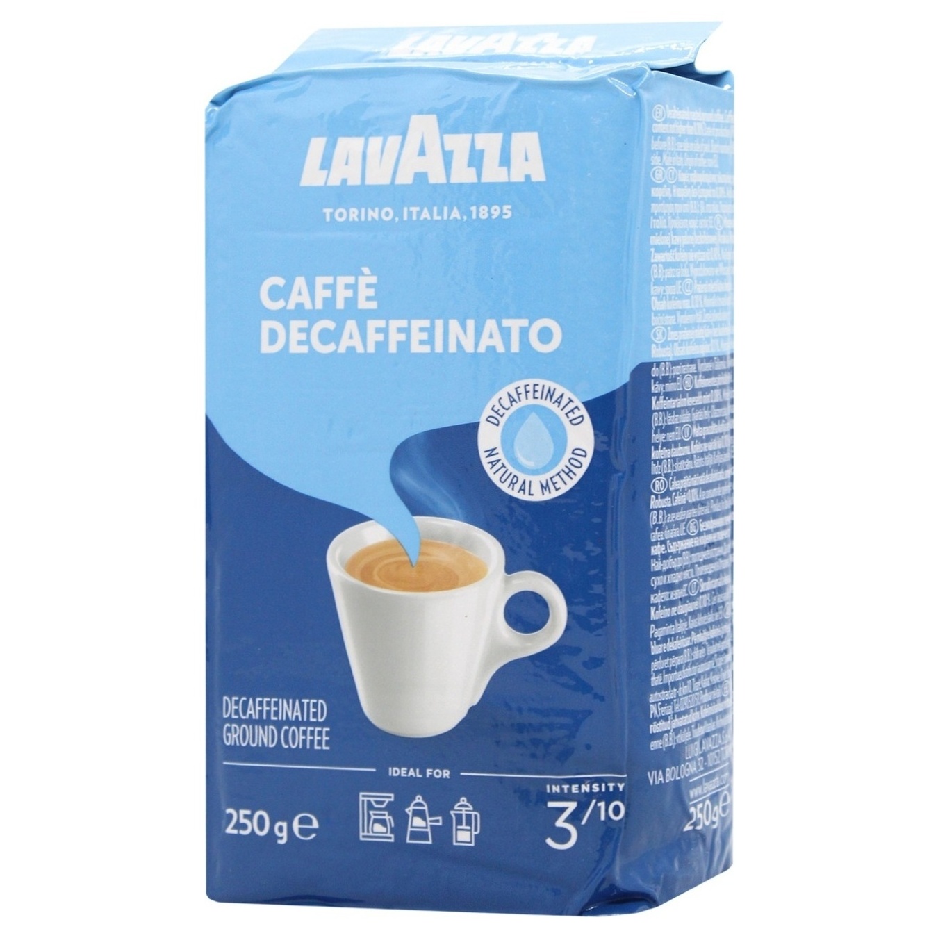 Ground coffee Lavazza Caffe Decaffeinato 250g