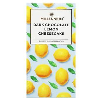 Шоколад Millennium темный с лимонной начинкой 100г
