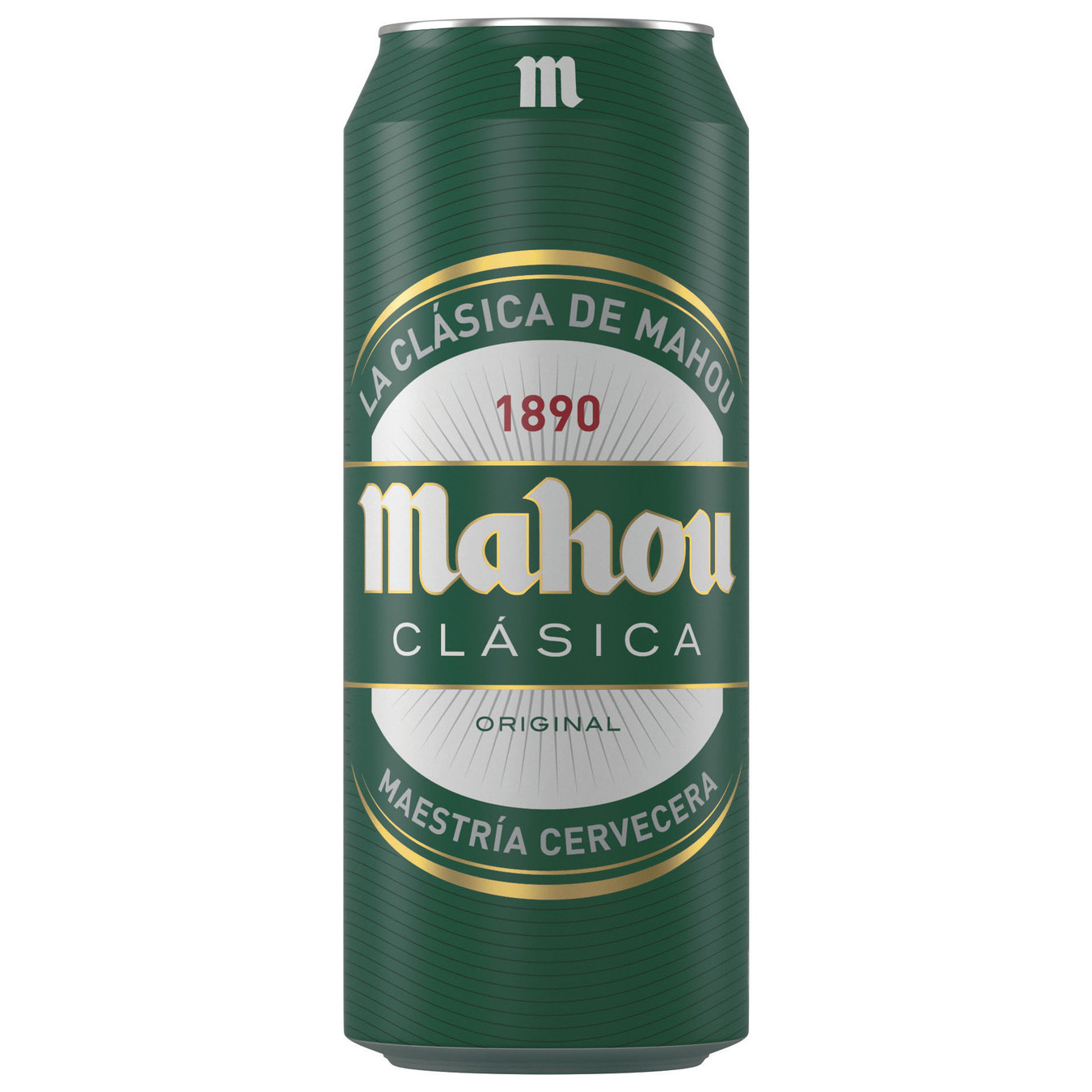 Пиво светлое Mahou Clasica 4,8% 0,5л железная банка