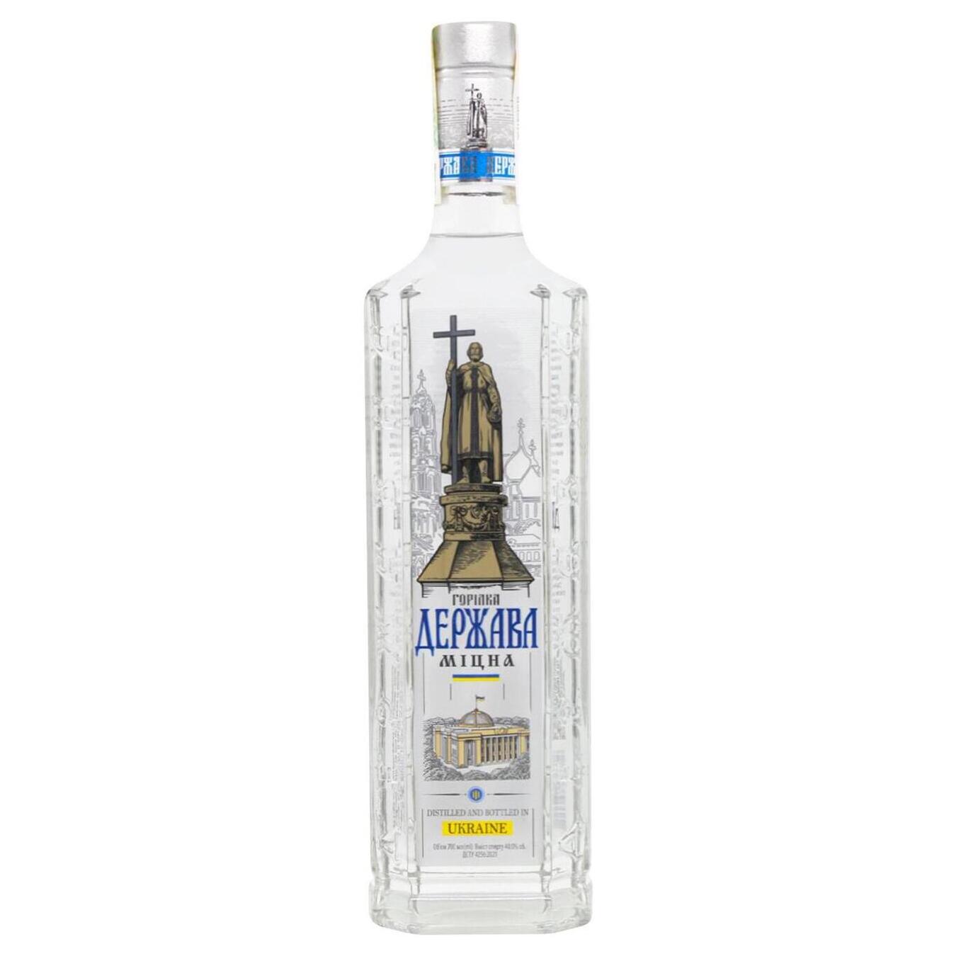 Vodka Derzhava Mitsna 40% 0.7 l