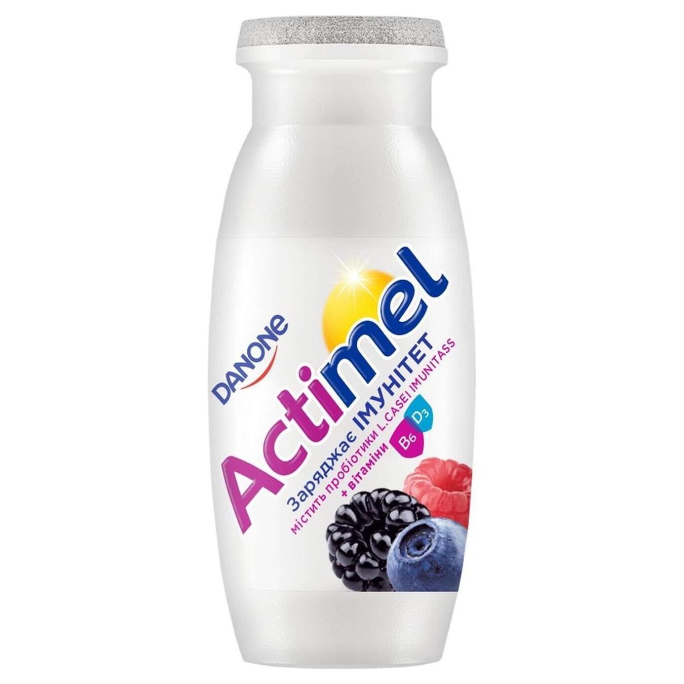 Fermented milk product Actimel wild berries 1.4% 100g