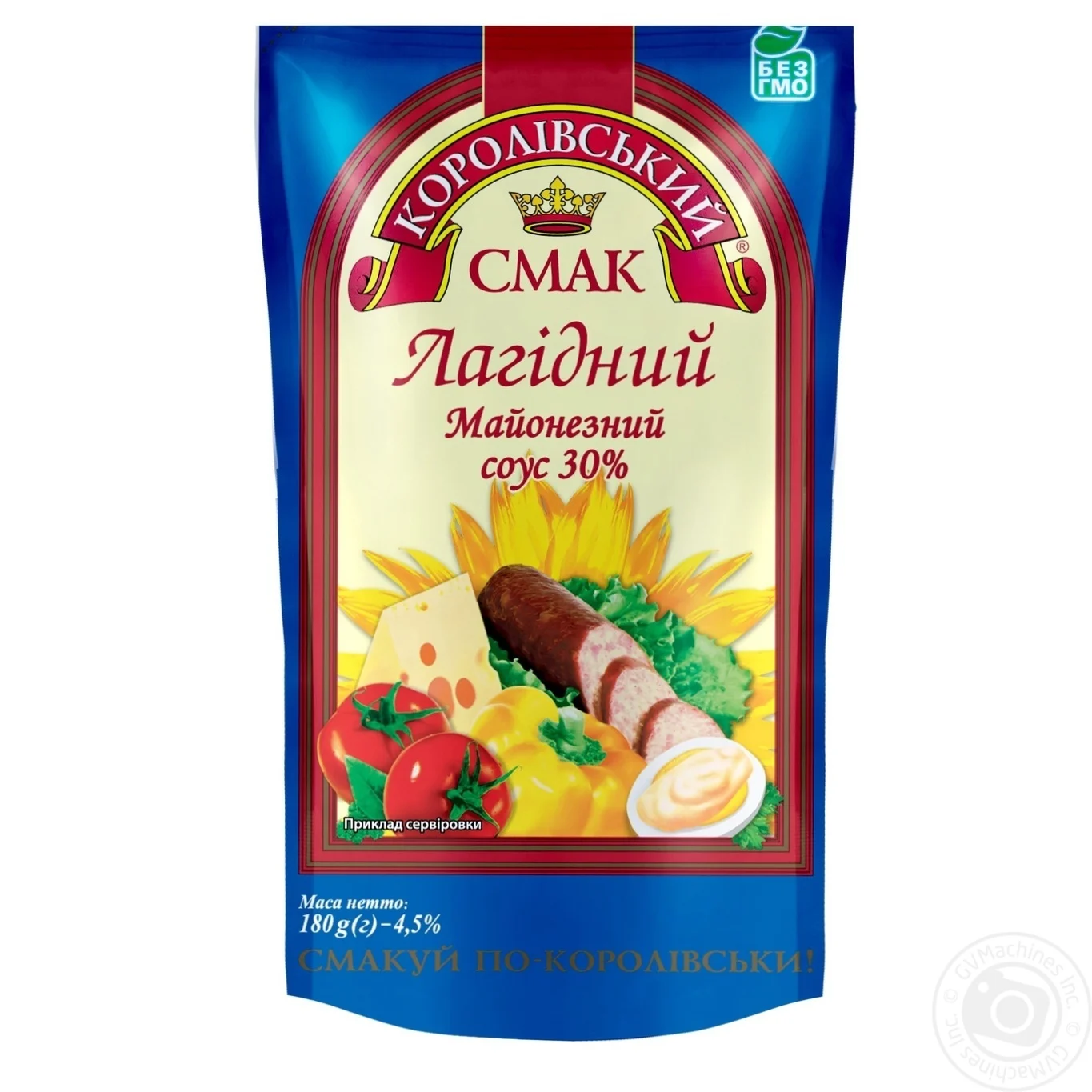 Korolivsky Smak mayonnaise sauce Mild 30% 160g