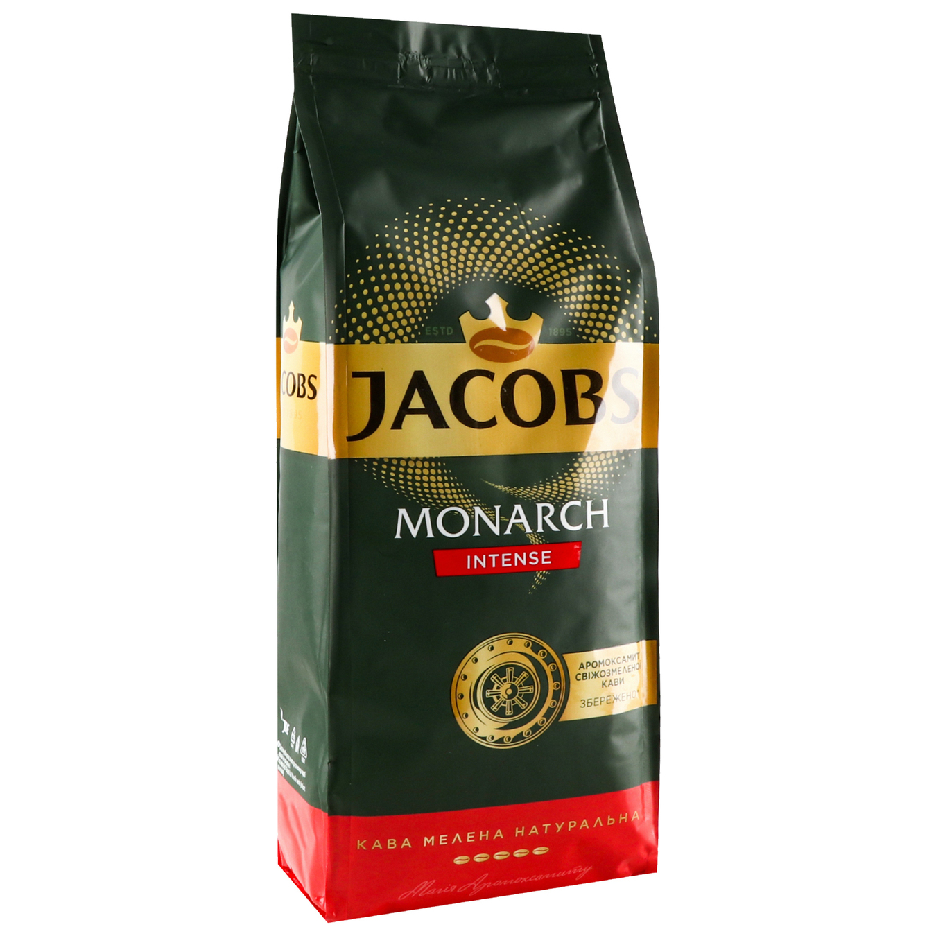 Кофе JACOBS MONARCH INTENSE натурально жареное мелено 400г 5