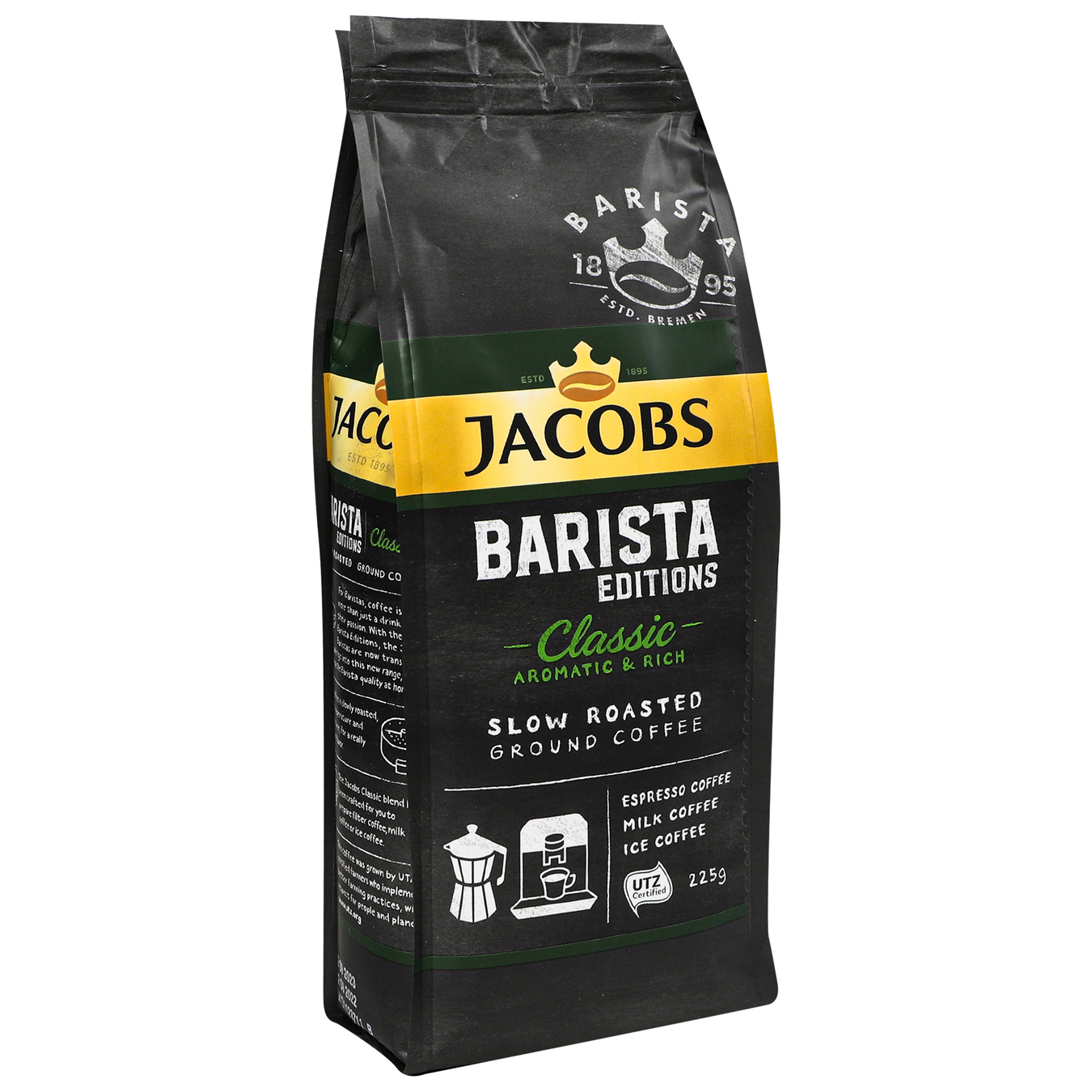 Jacobs Barista Editions Classic Ground Coffee 225g 2