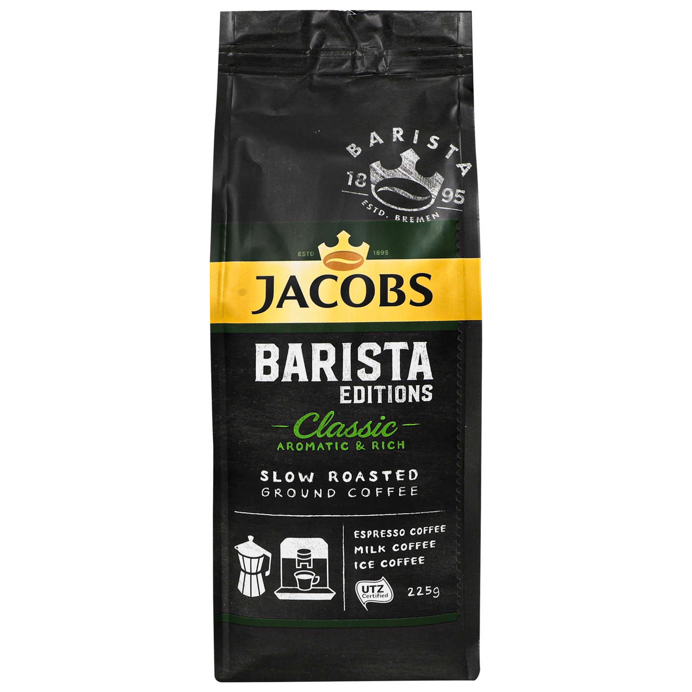 Jacobs Barista Editions Classic Ground Coffee 225g