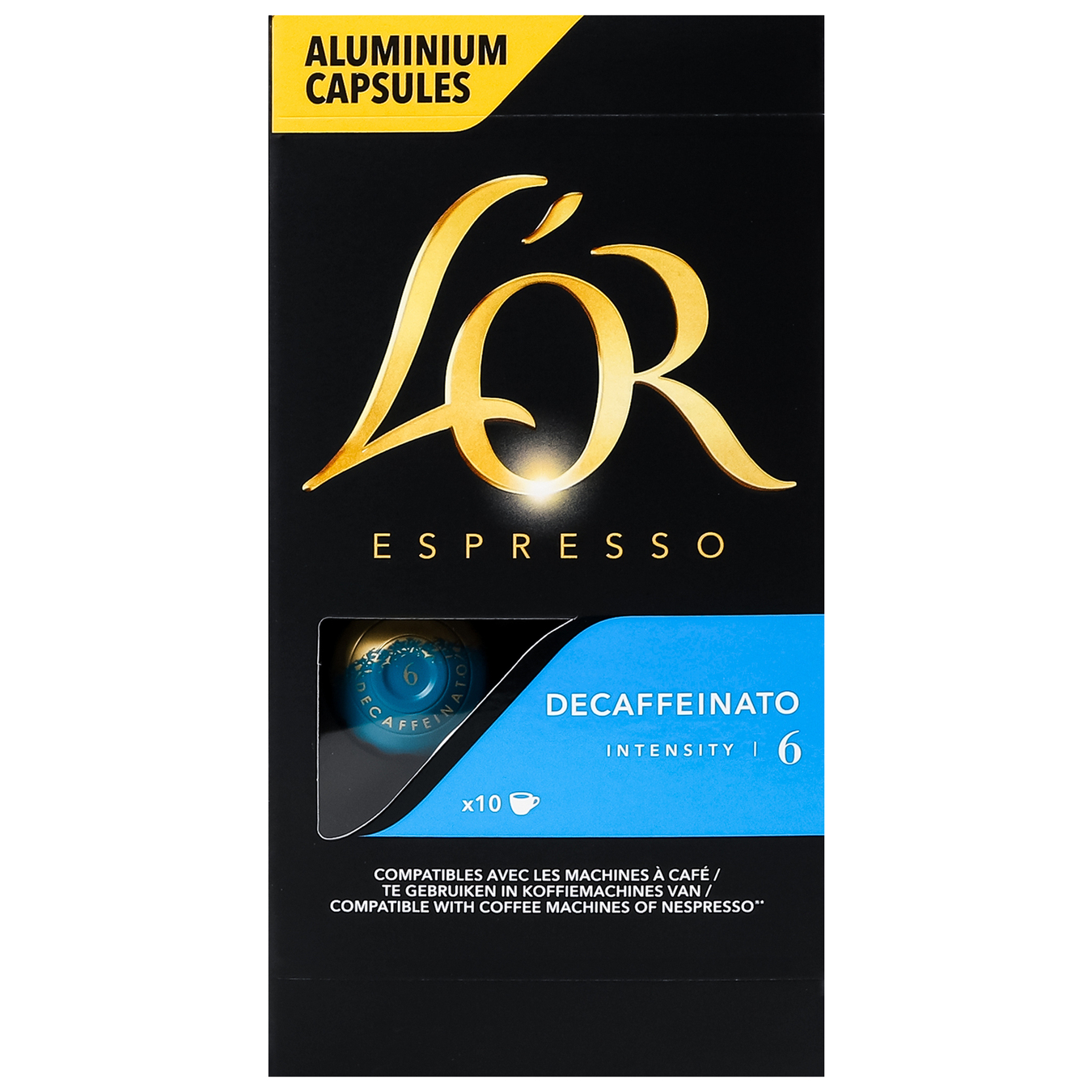 Coffee L'Or Espresso Decaffeinato capsule ground 10x5.2g