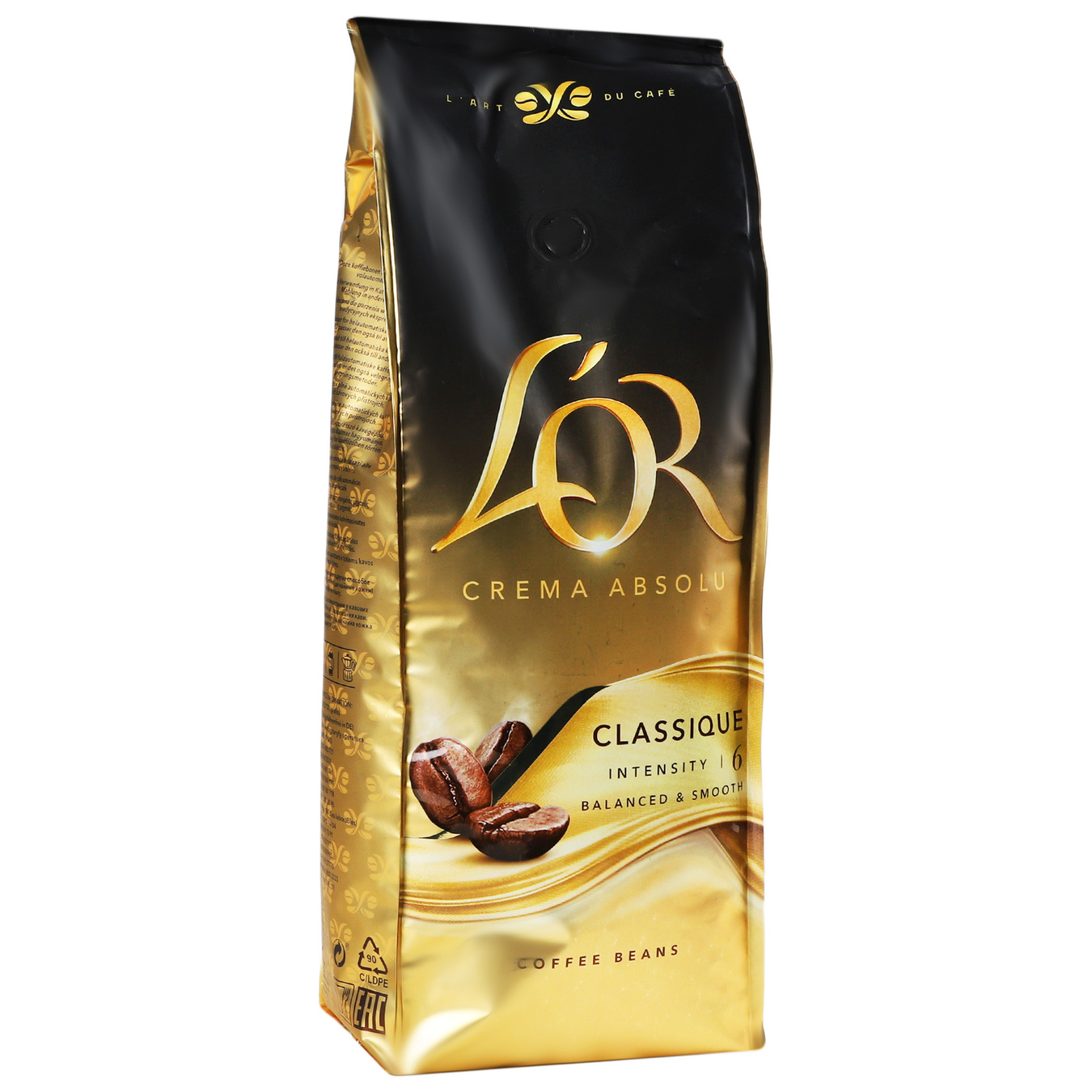 L'OR Crema Natural coffee roasted in beans Absolu Classique 1000g 3