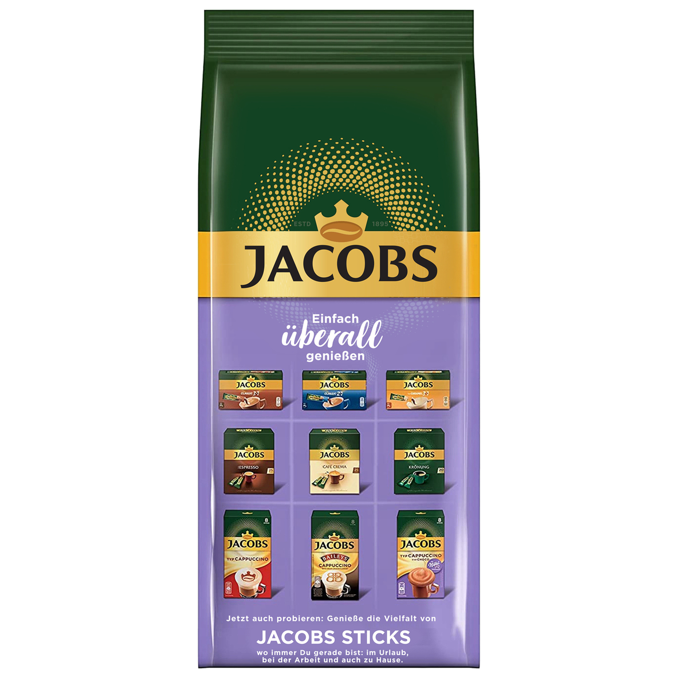 Instant coffee drink Jacobs Cappuccino with cocoa 500g 3