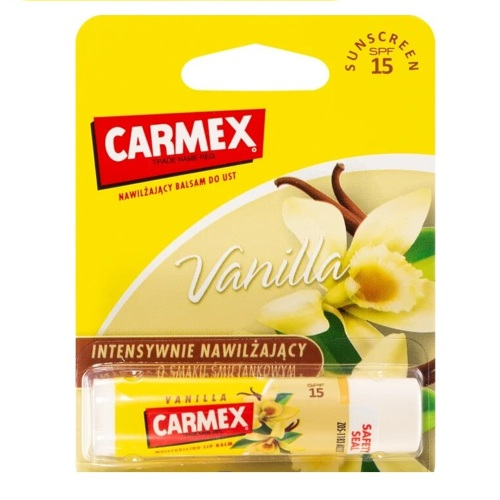 Бальзам для губ Carmex со вкусом ванили в стеке 4,25г.