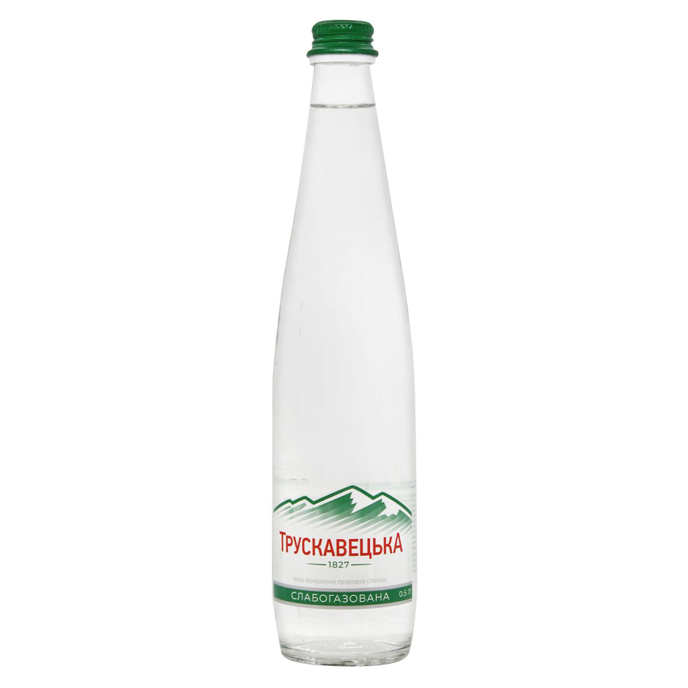 Truskavetska lightly carbonated water 0.5 l glass