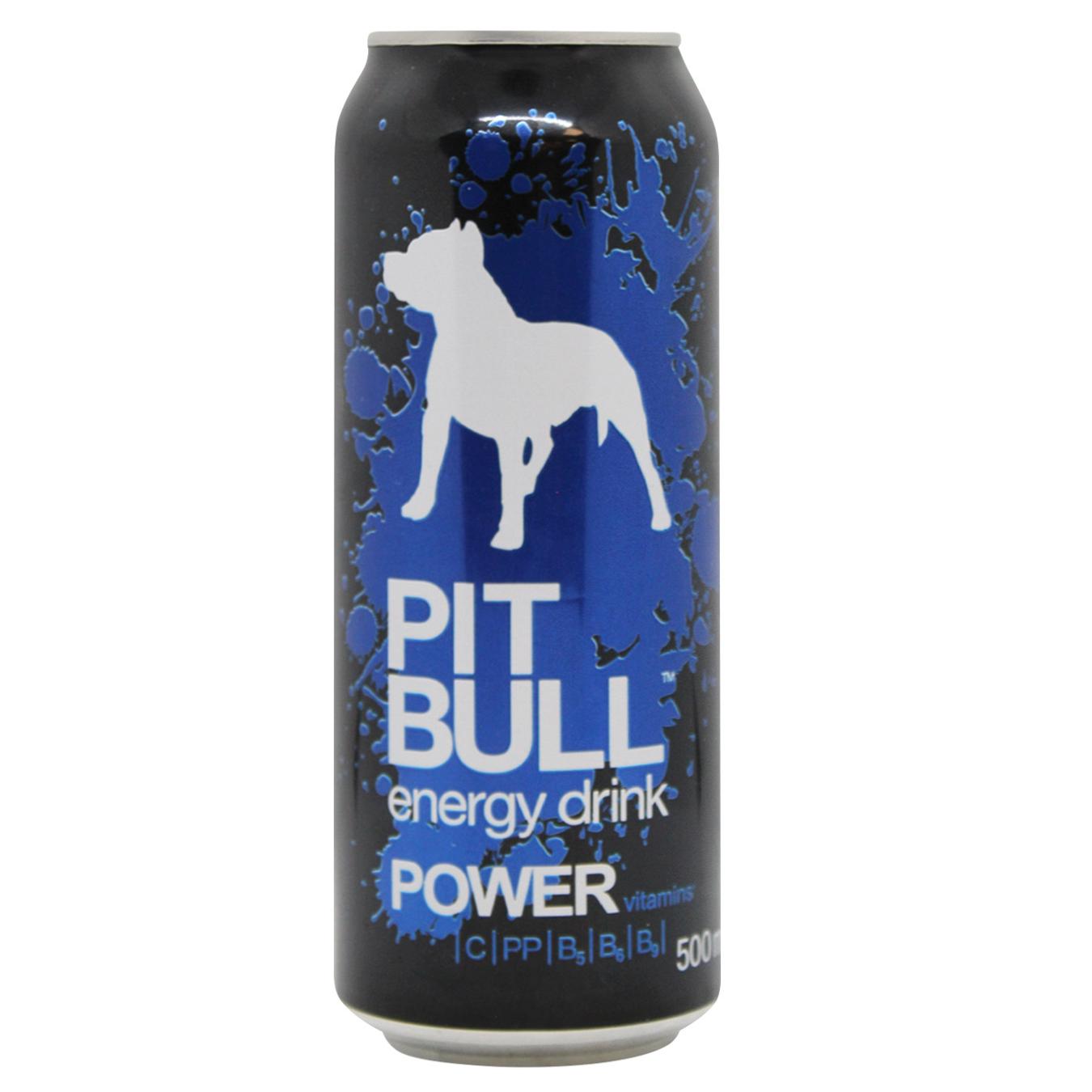 Напій енергетичний Pit Bull Power 0,5л залізна банка