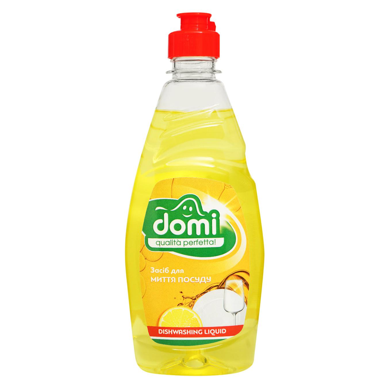 Средство для мытья посуды Domi Лимон 450мл