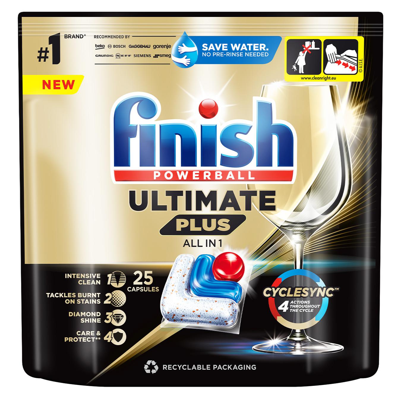 Tablets Finish Ultimate for dishwashers 25 pcs