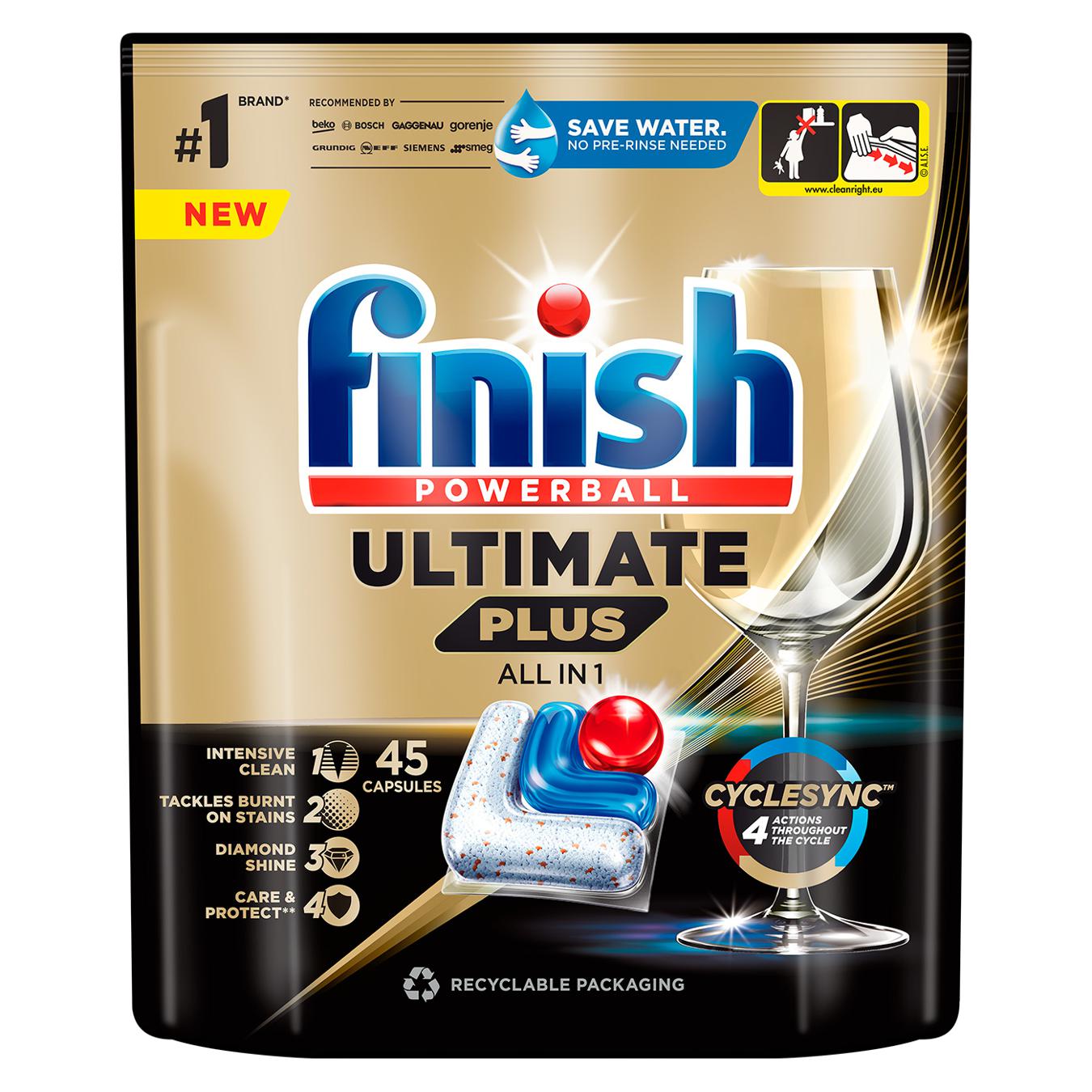 Таблeтки Finish Ultimate для посудомийних машин 45шт