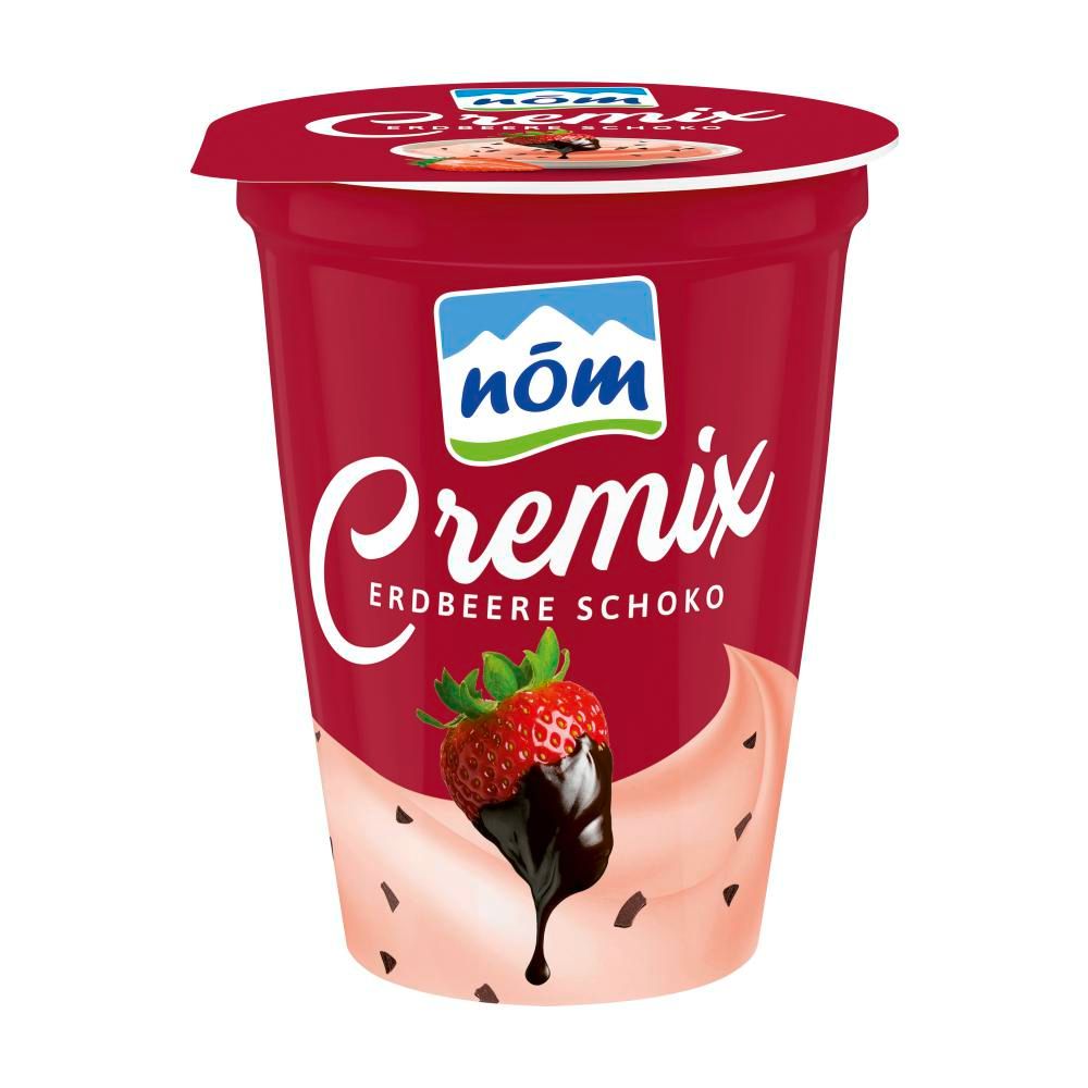 Dessert yogurt NOM Cremix chocolate-strawberry 7% 180g