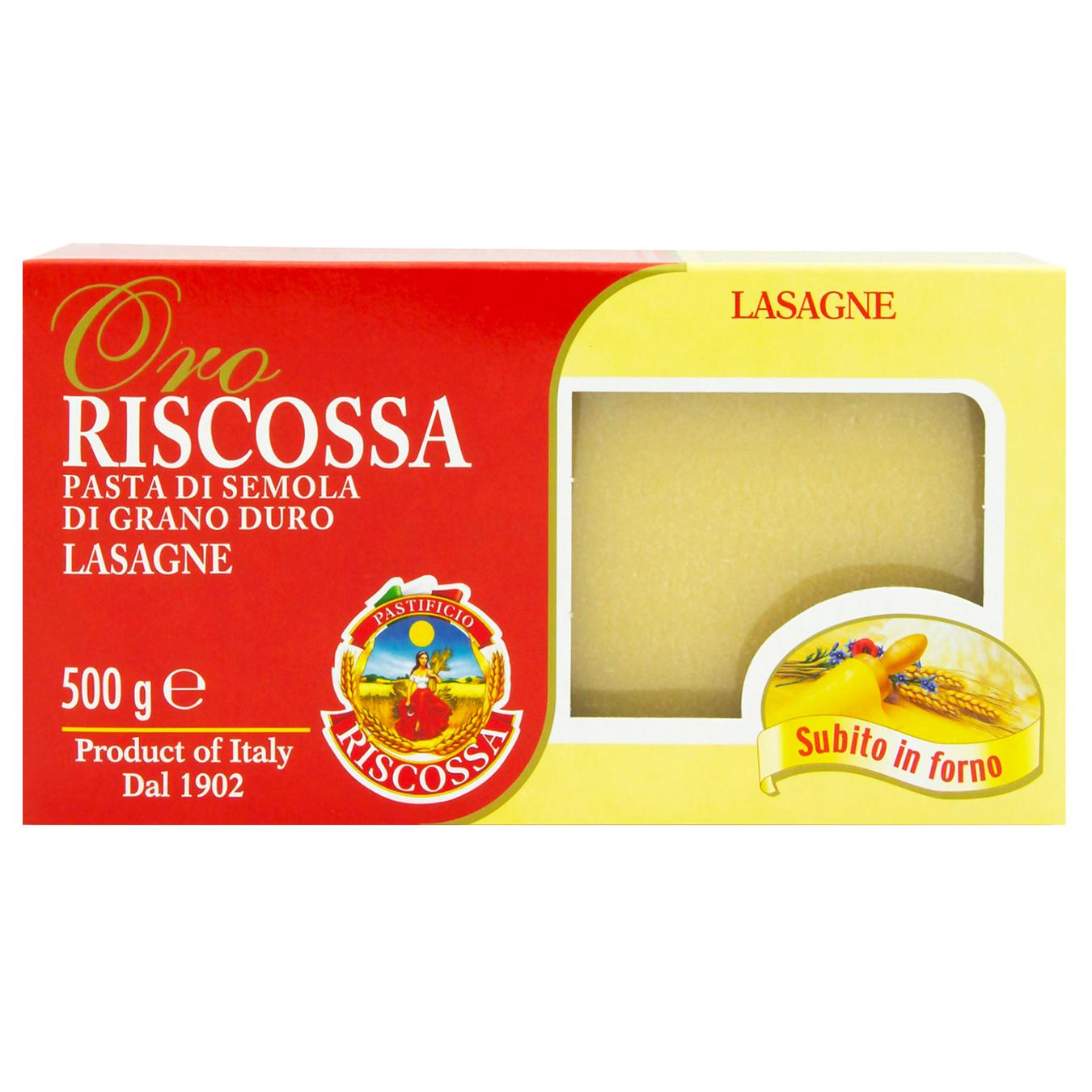 Pasta Riscossa Lasagna 500g