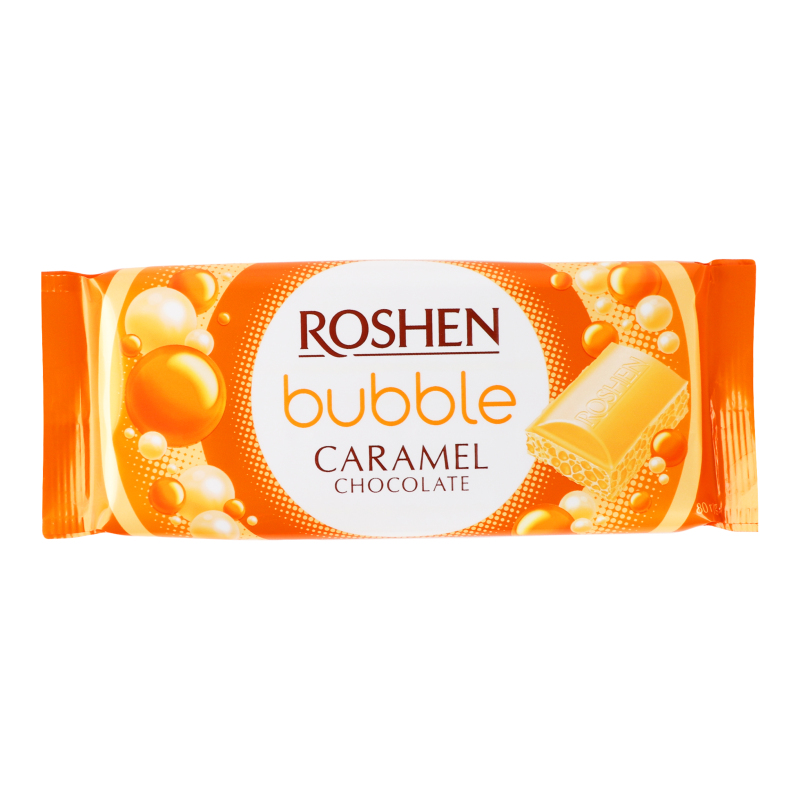 Roshen with caramel air white chocolate 80g
