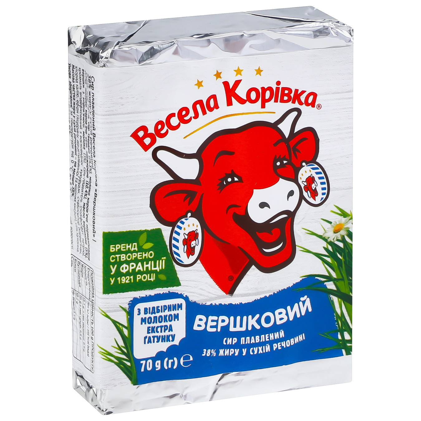 Vesela Korivka Processed Cream Сheese 38% 70g 3