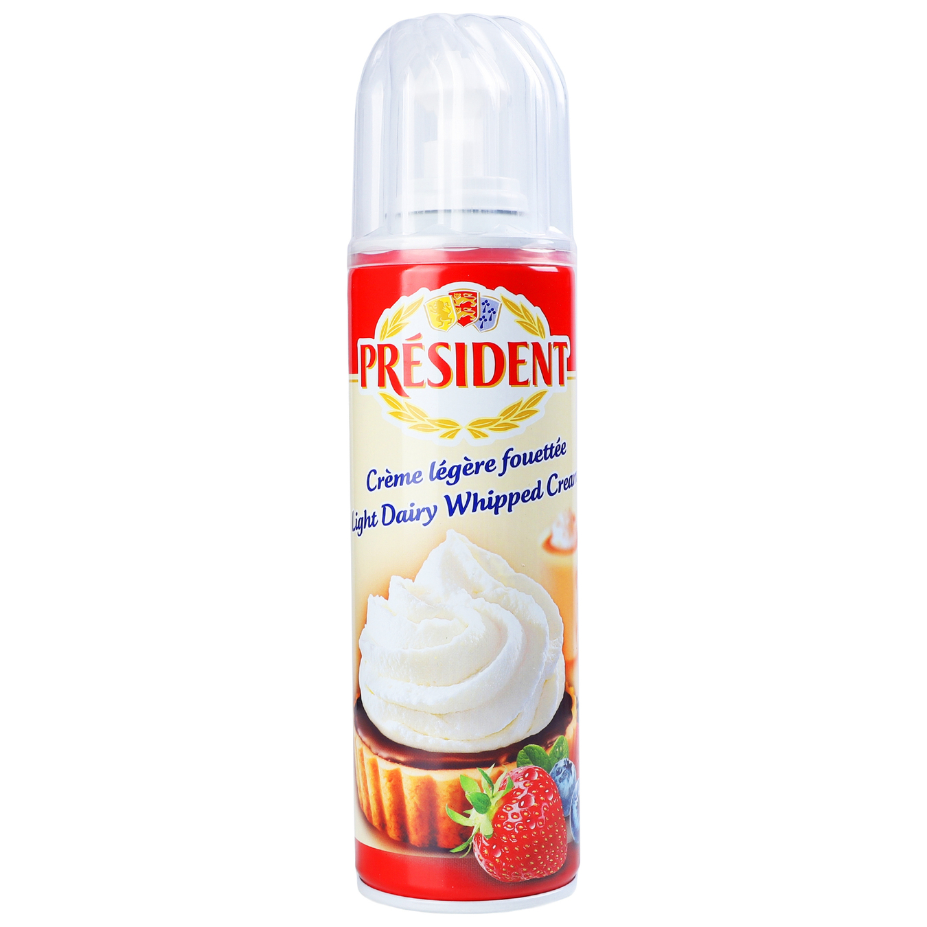 President Whipped dairy cream portioned 20% 250g