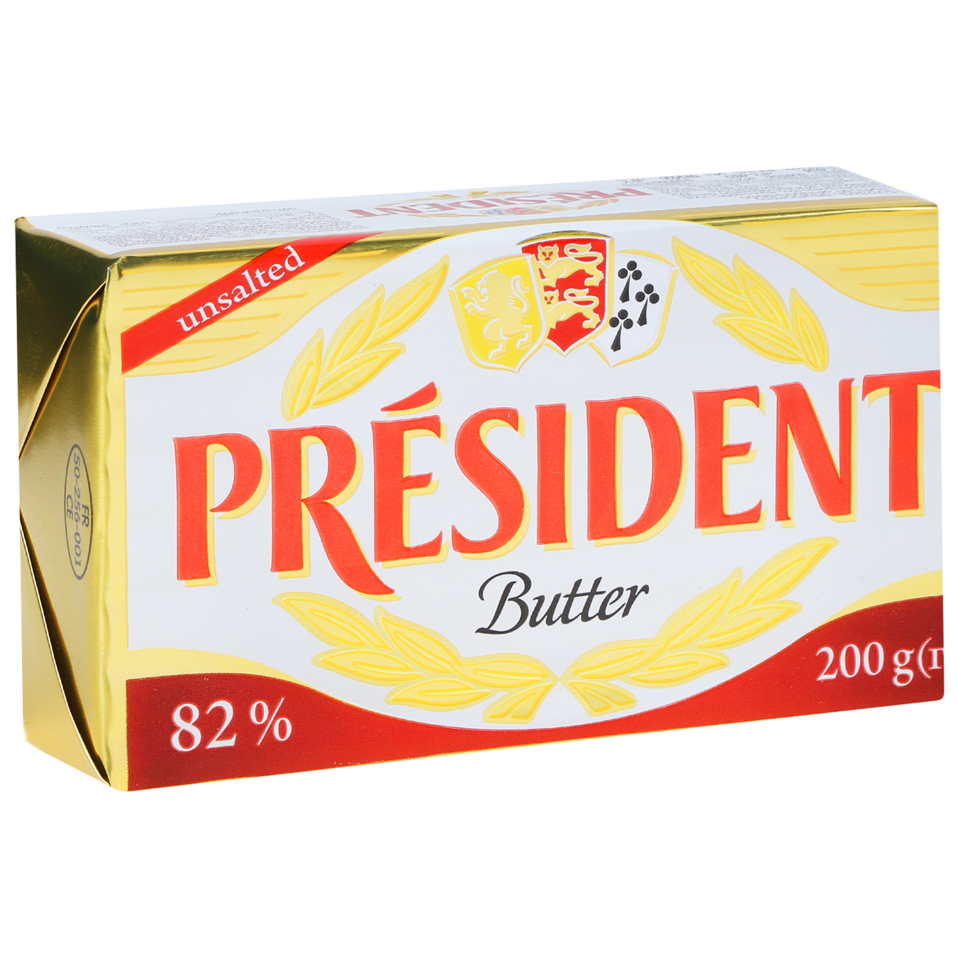 President Unsalted Sour Cream Butter 82% 200g 2