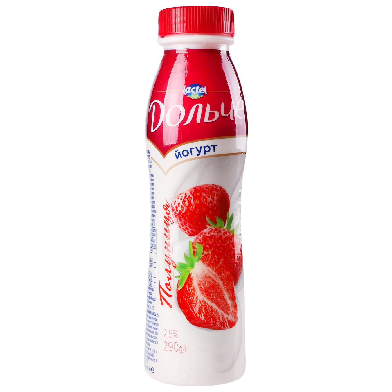 Lactel Dolce Strawberry Flavored Yogurt 2,5% 290g