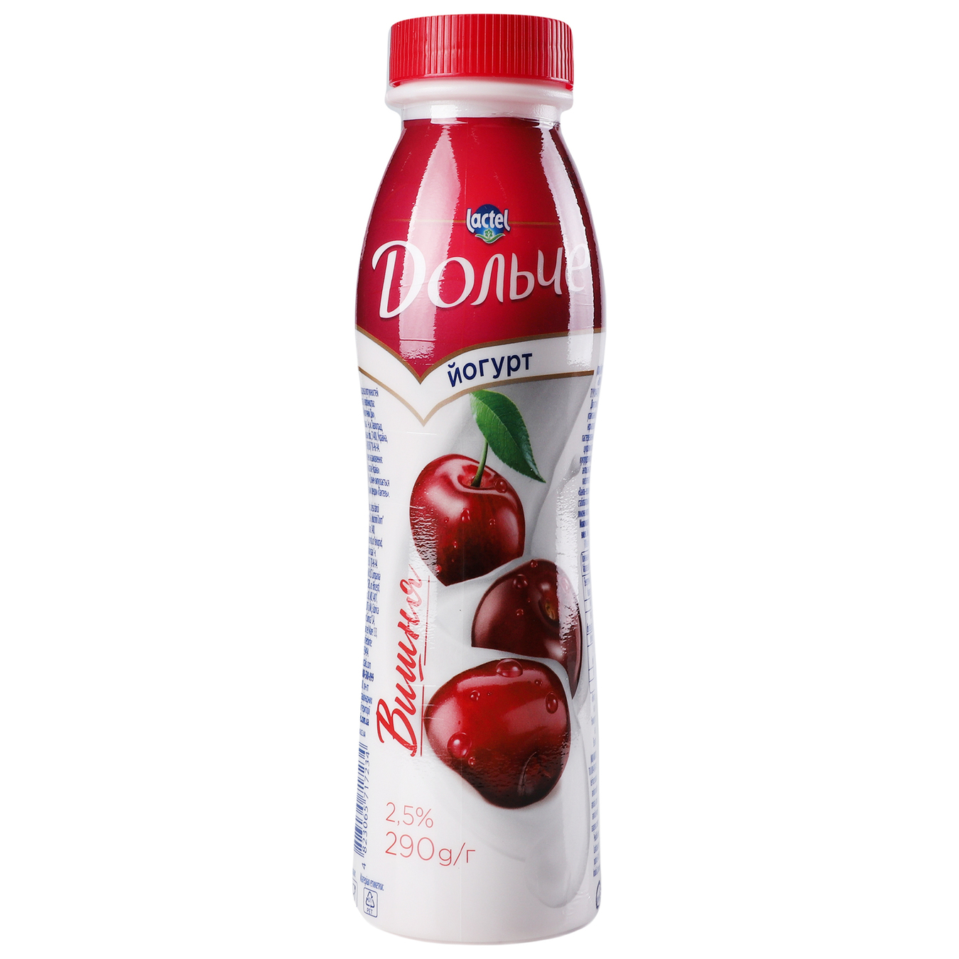 Lactel Dolce Cherry Flavored Yogurt 2,5% 290g 2