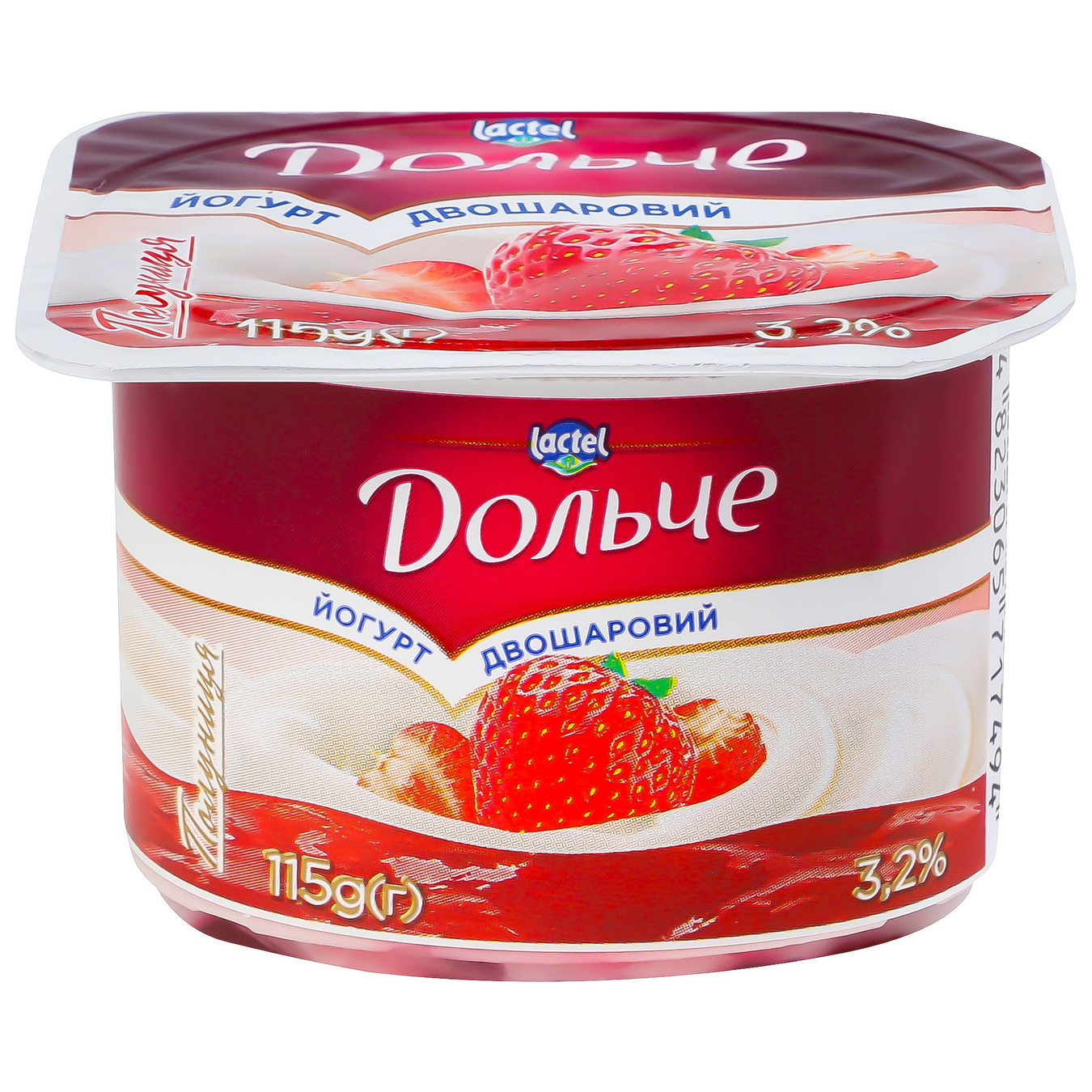 Dolce Yogurt Strawberry two-layer 3,2% 115g 2