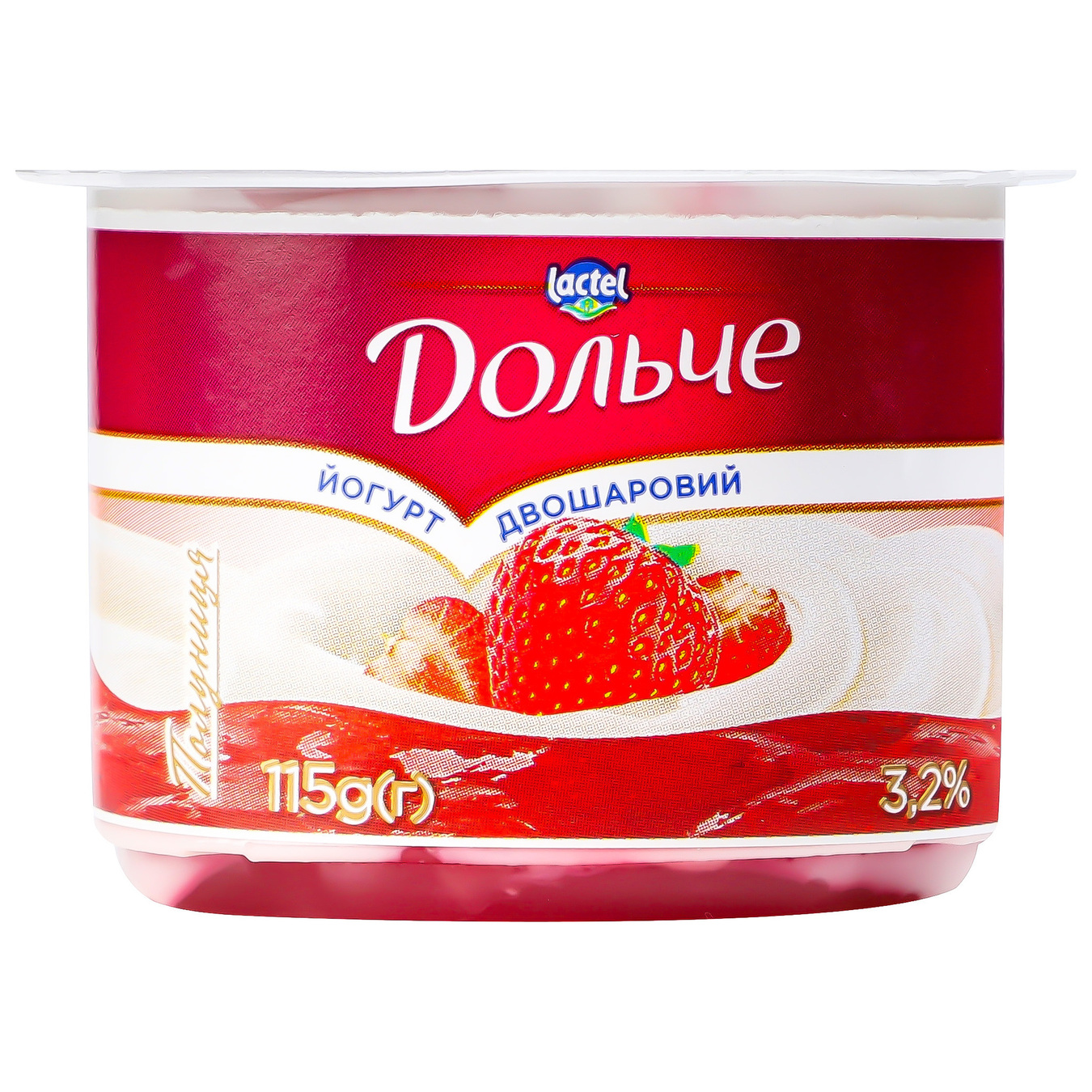 Dolce Yogurt Strawberry two-layer 3,2% 115g