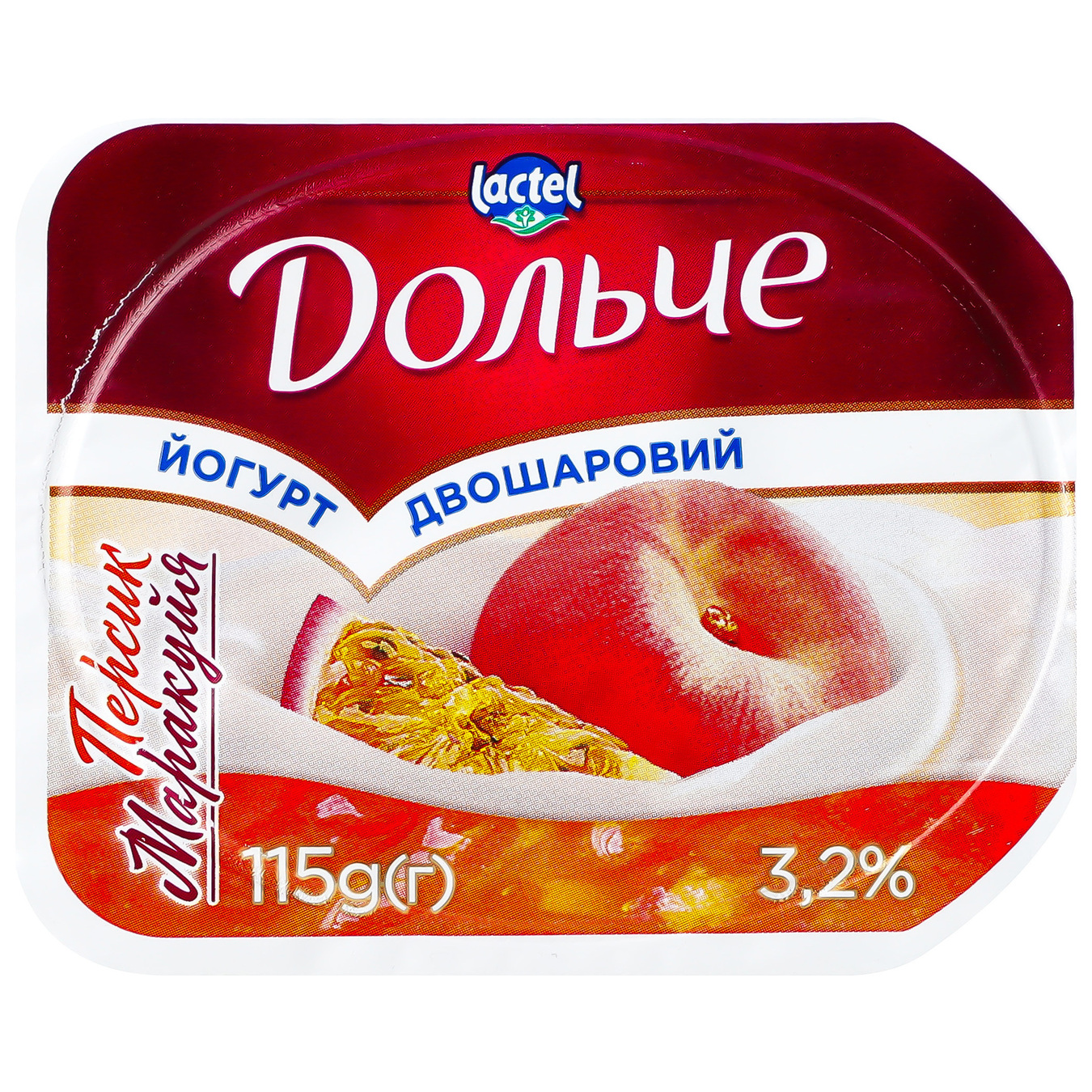 Dolche Yogurt Peach-Passion fruit 3,2% 115g 4