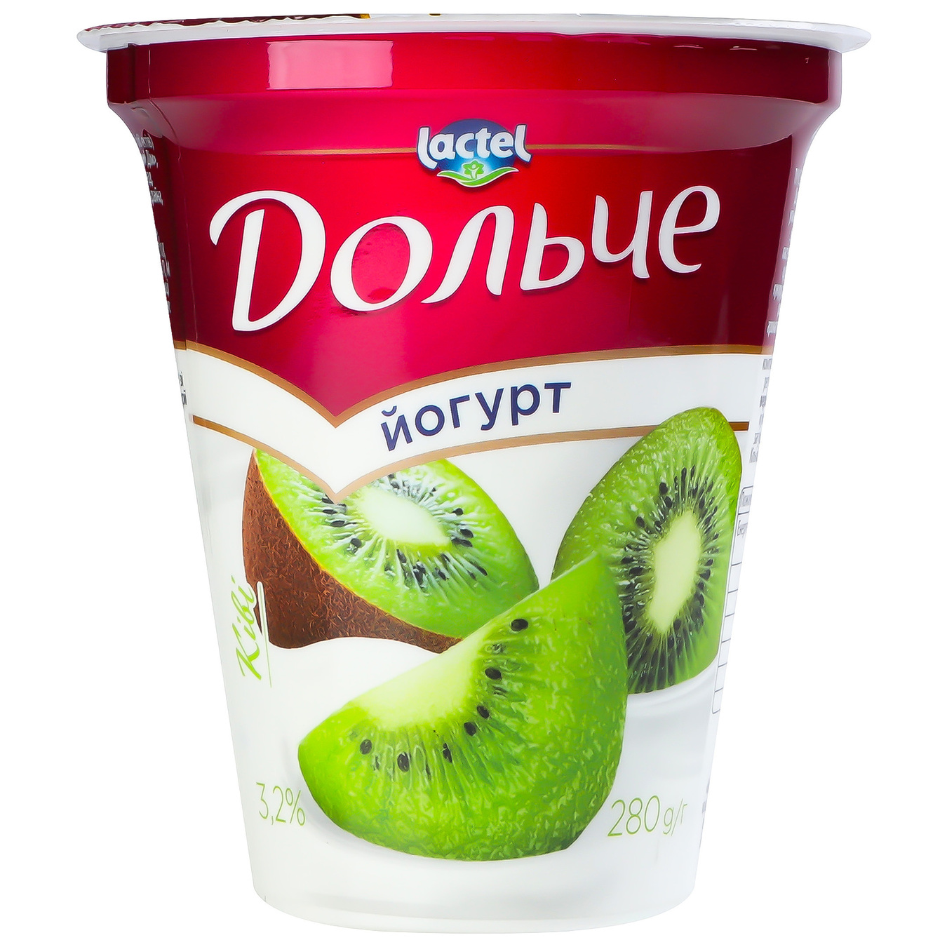 Lactel Dolce Kiwi Flavored Yogurt 3,2% 280g