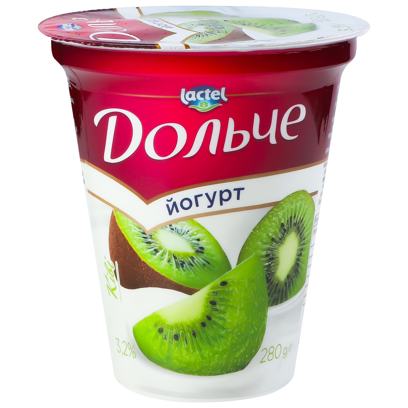 Lactel Dolce Kiwi Flavored Yogurt 3,2% 280g 2