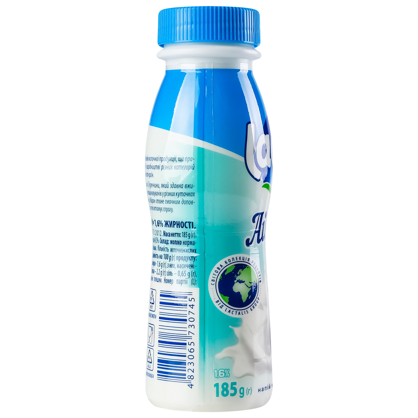 Fermented milk drink Lactel Ayran drinking bottle 1.6% 185g 6