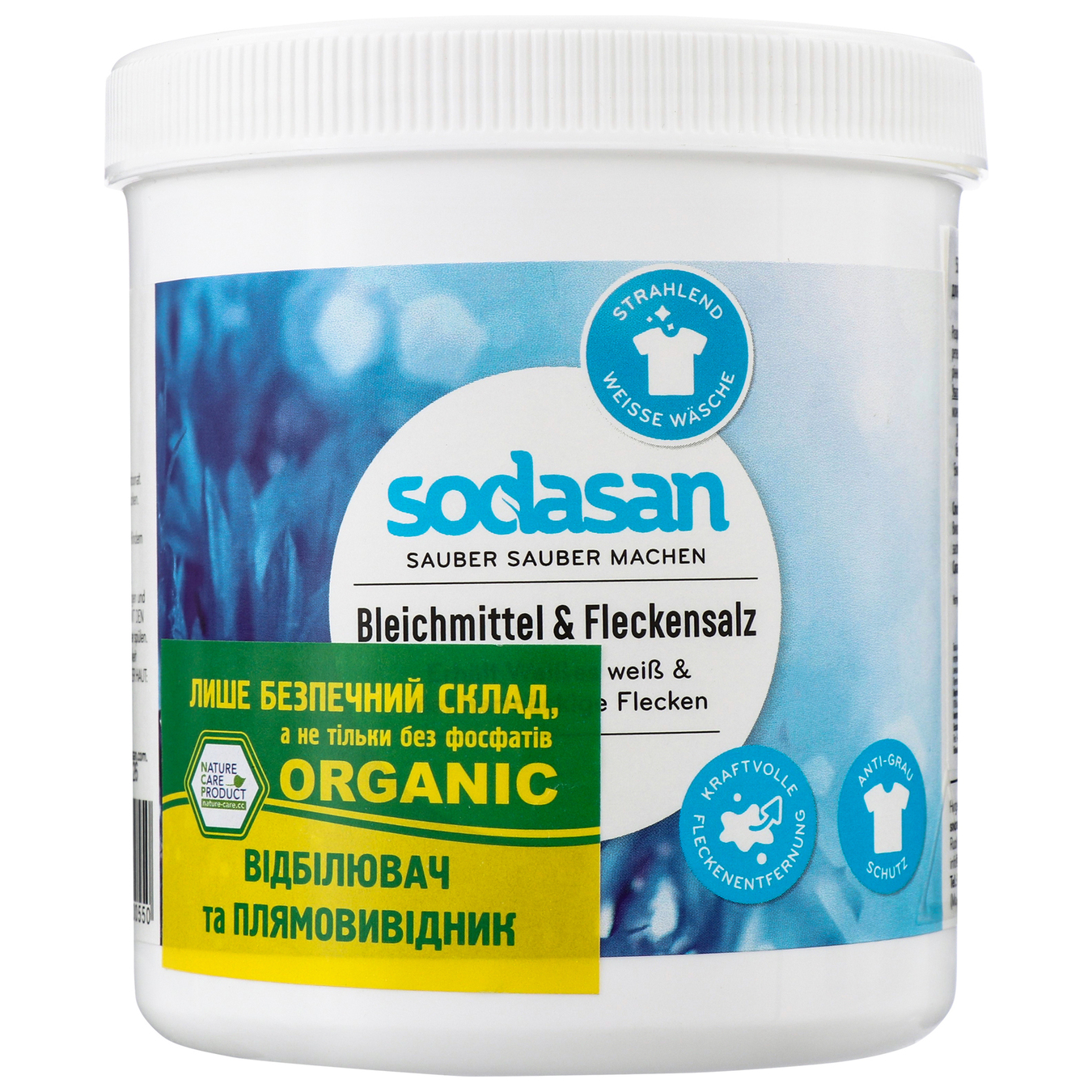 Sodasan means for bleaching and removing persistent impurities organic oxygen 500g 3