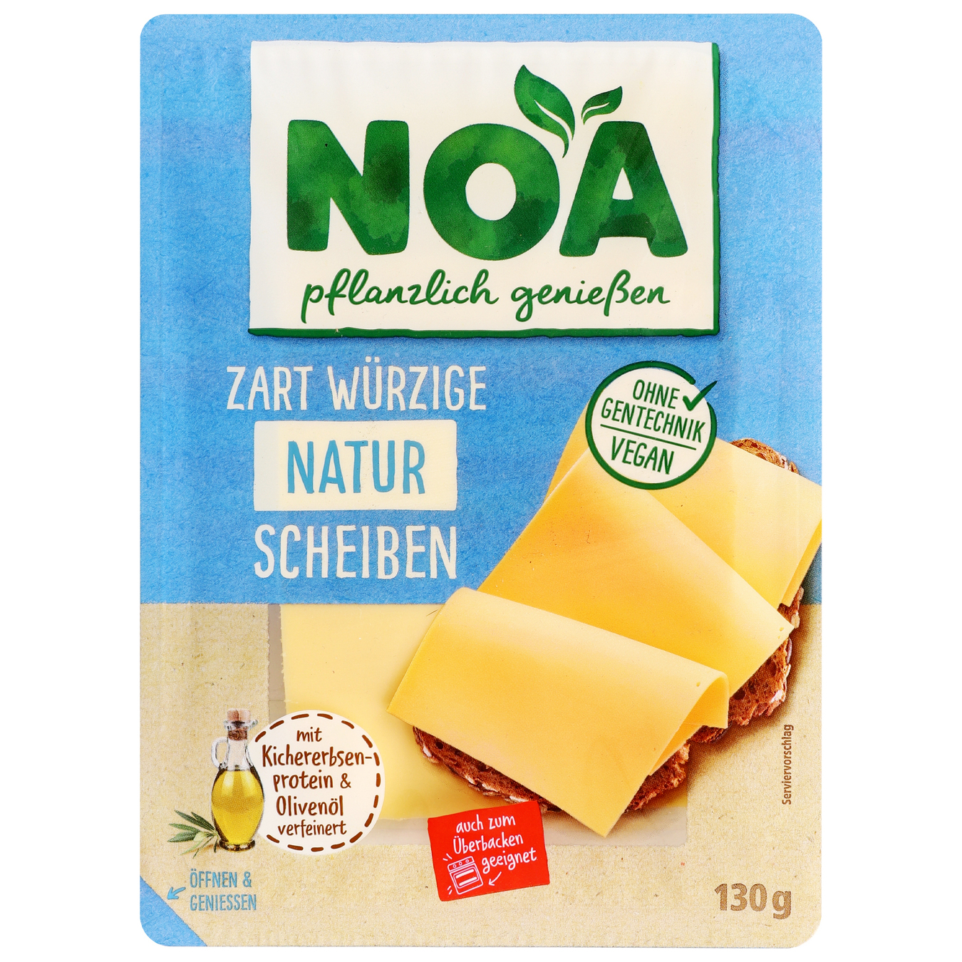 NOA slices vegan natural 130g