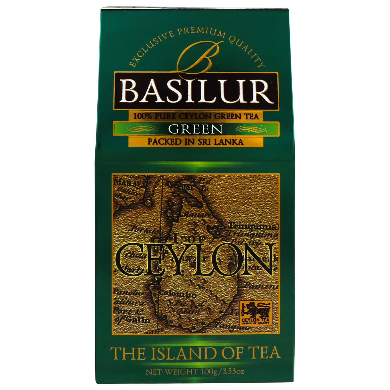 Чай зелений колекція Basilur Острів Цейлон Зелений 100г