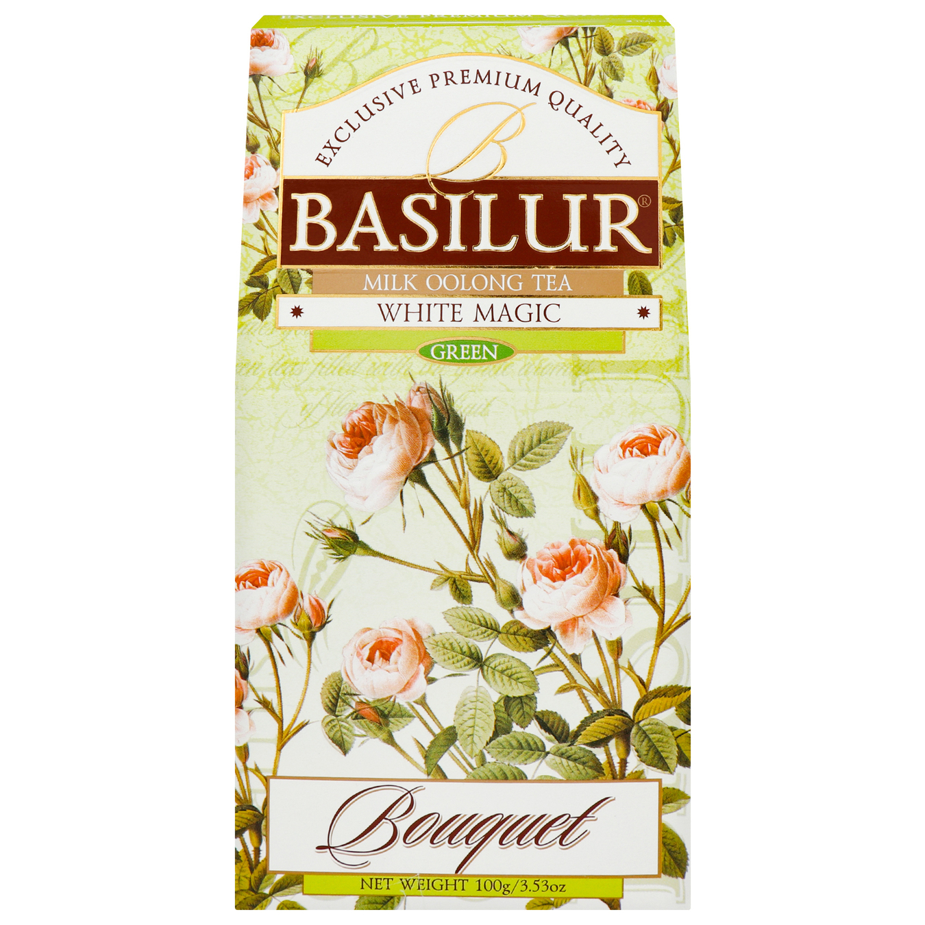 Green tea Basilur collection Bouquet White magic 100g