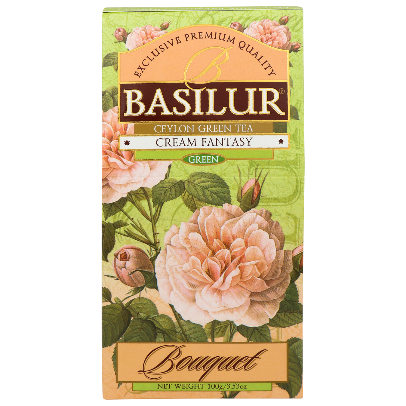 Green tea Basilur collection Bouquet Cream fantasy 100g